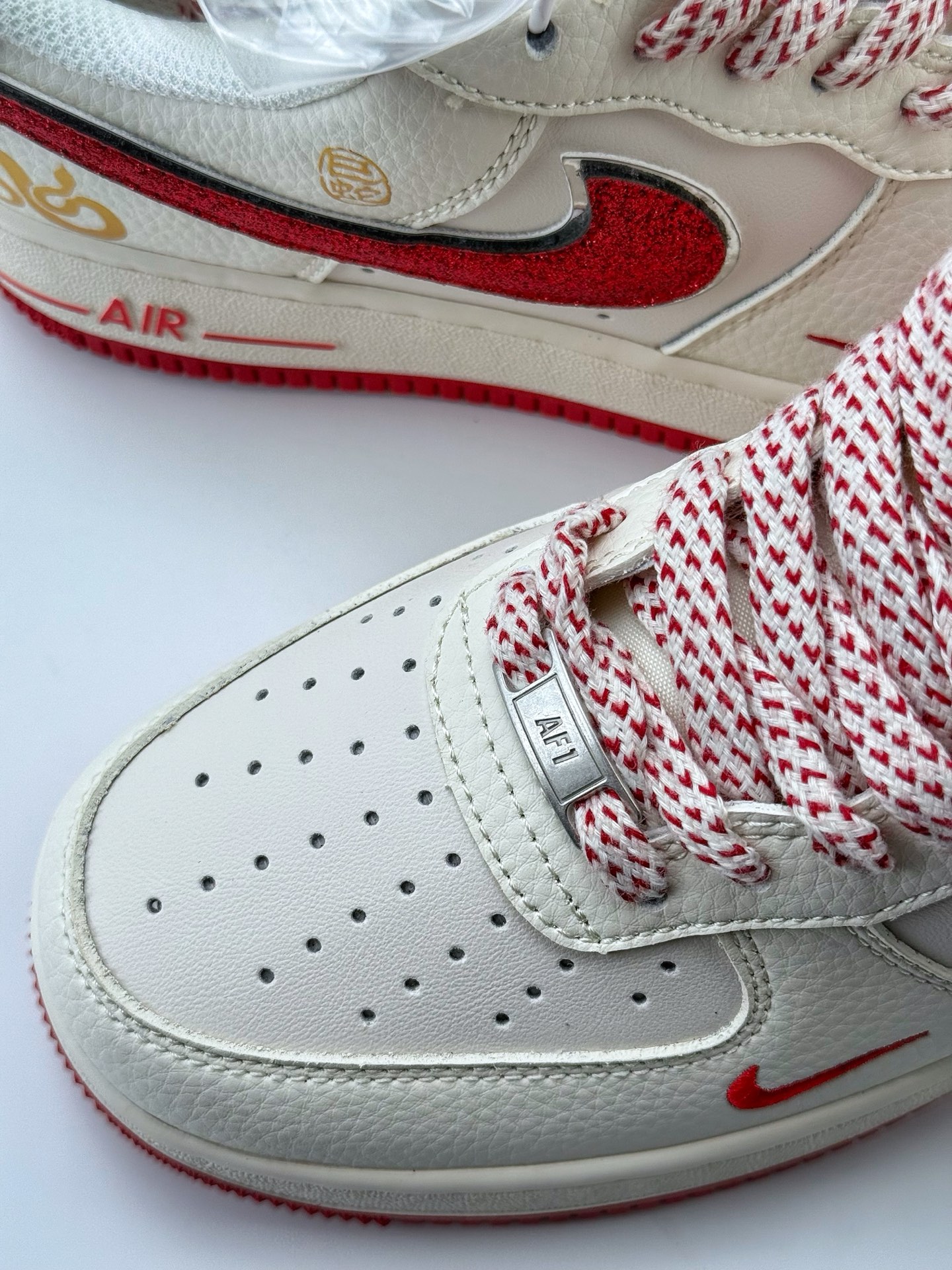 220 Nike Air Force 1 Low 07 蛇年限定 白红小钩满天星 QY6818-601