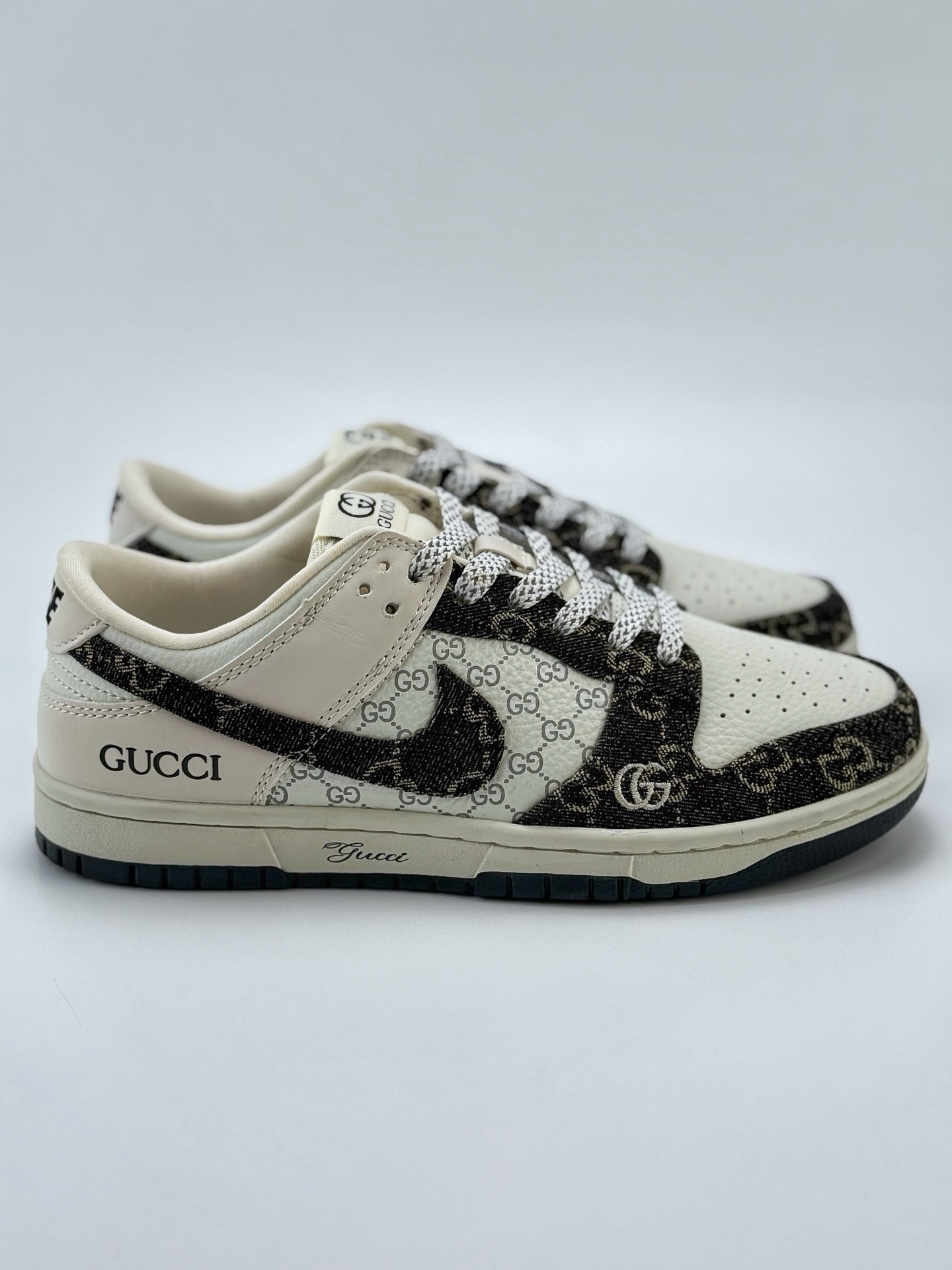 280 Nike SB Dunk Low x GUCCI 白黑三小钩满天星  CH8311-286