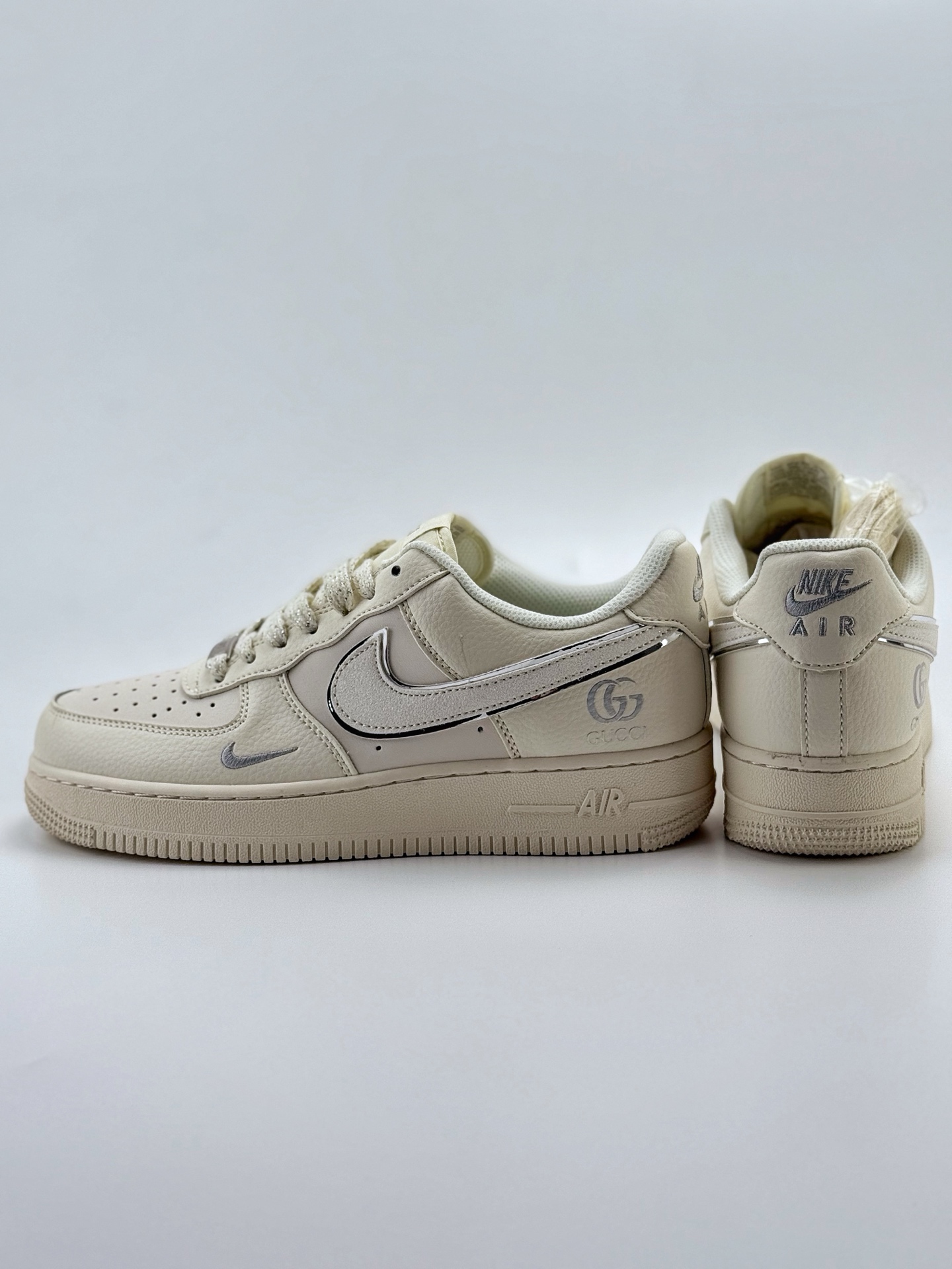 220 Nike Air Force 1 Low 07 x GUCCI 白银小钩满天星  QY6818-612