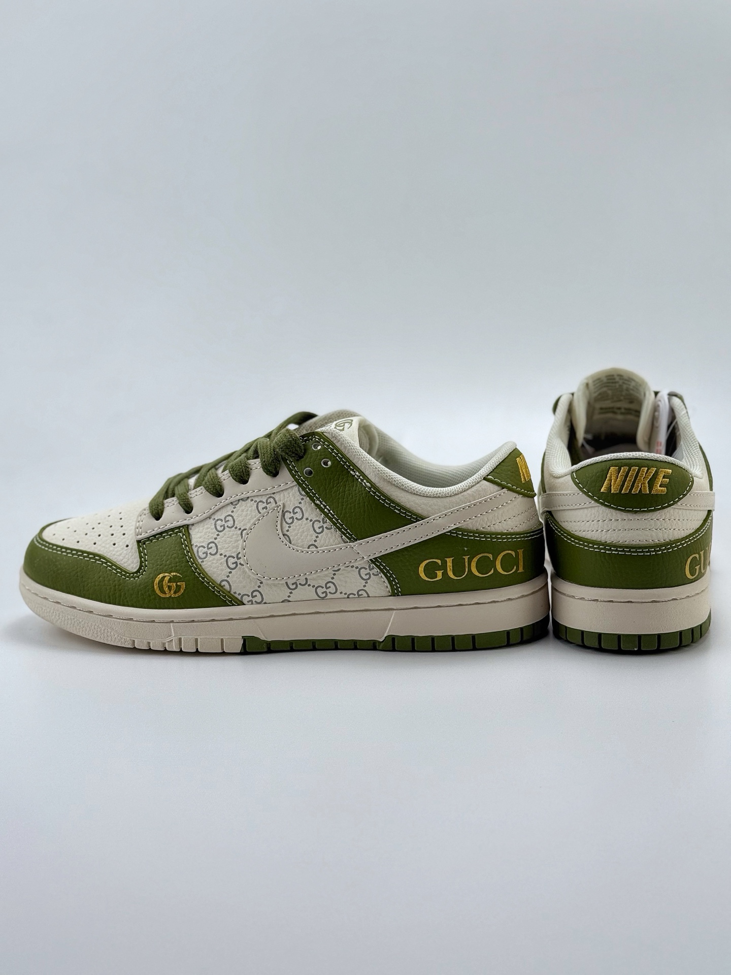 240 Nike SB Dunk Low x GUCCI 白绿  SD6868-106