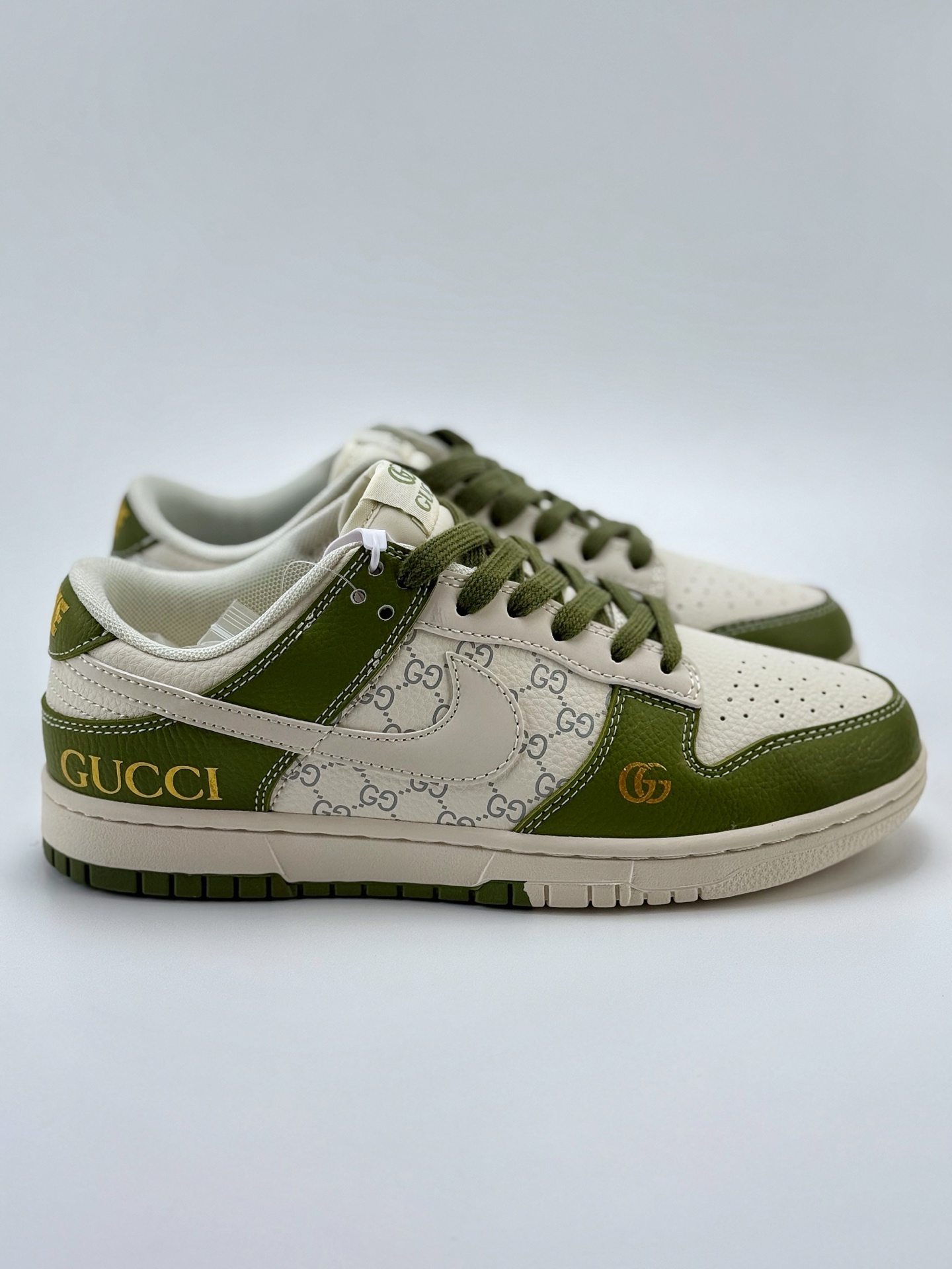 240 Nike SB Dunk Low x GUCCI 白绿  SD6868-106