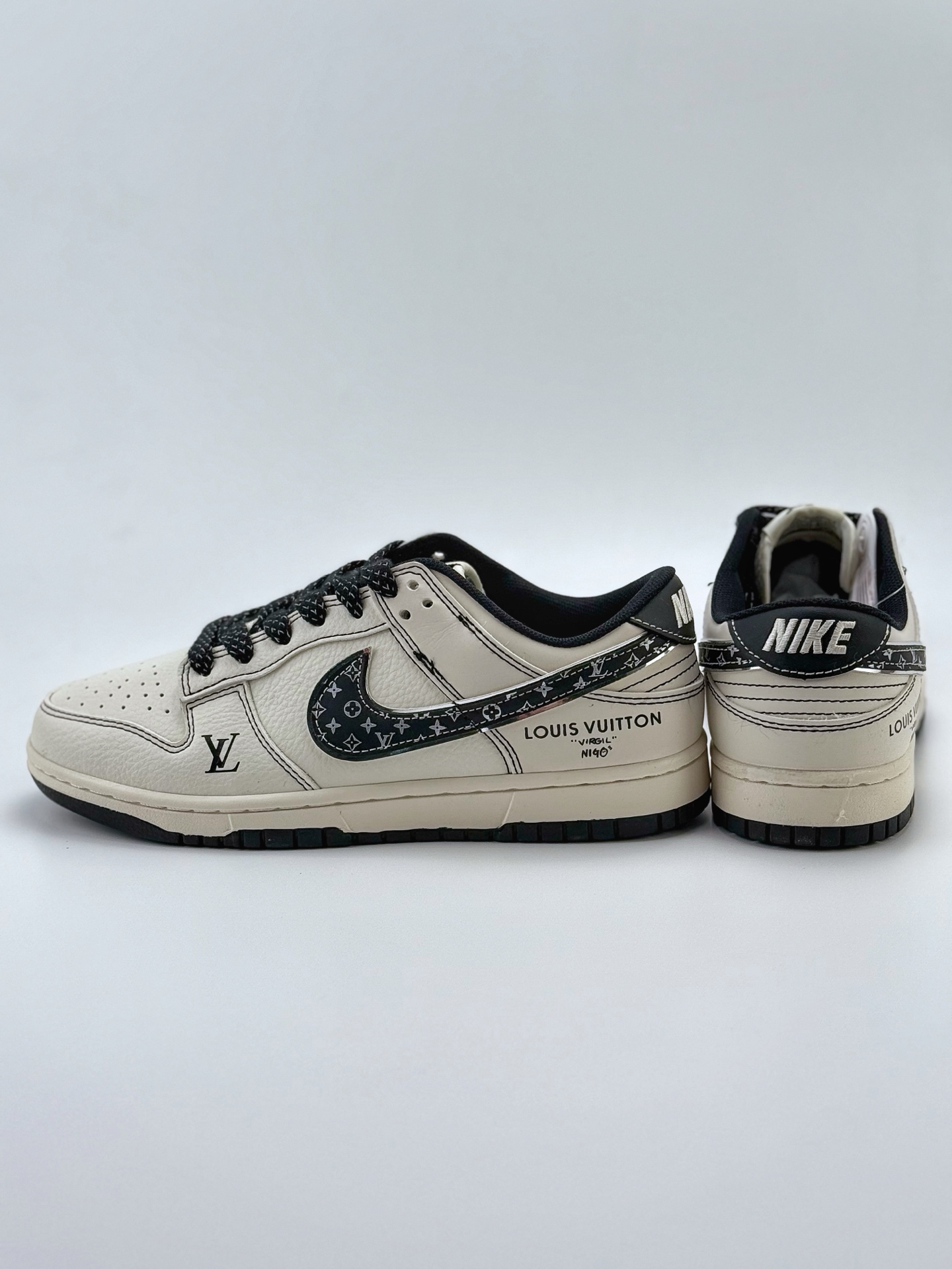 240 Nike SB Dunk Low x Louis Vuitton 白黑满天星  JY6988-105