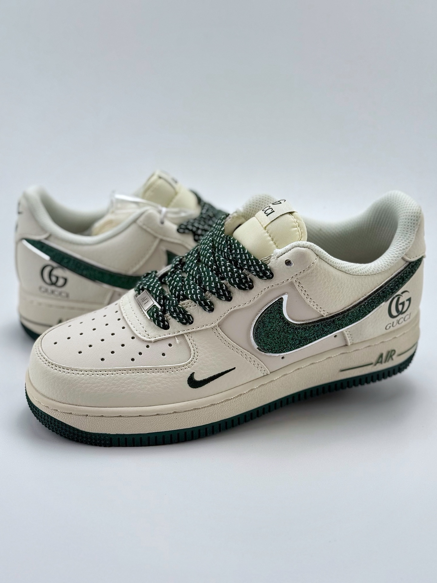 220 Nike Air Force 1 Low 07 x GUCCI 白绿小钩 QY6818-608