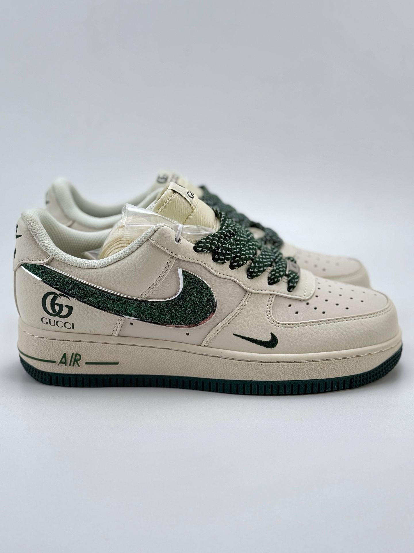 220 Nike Air Force 1 Low 07 x GUCCI 白绿小钩 QY6818-608