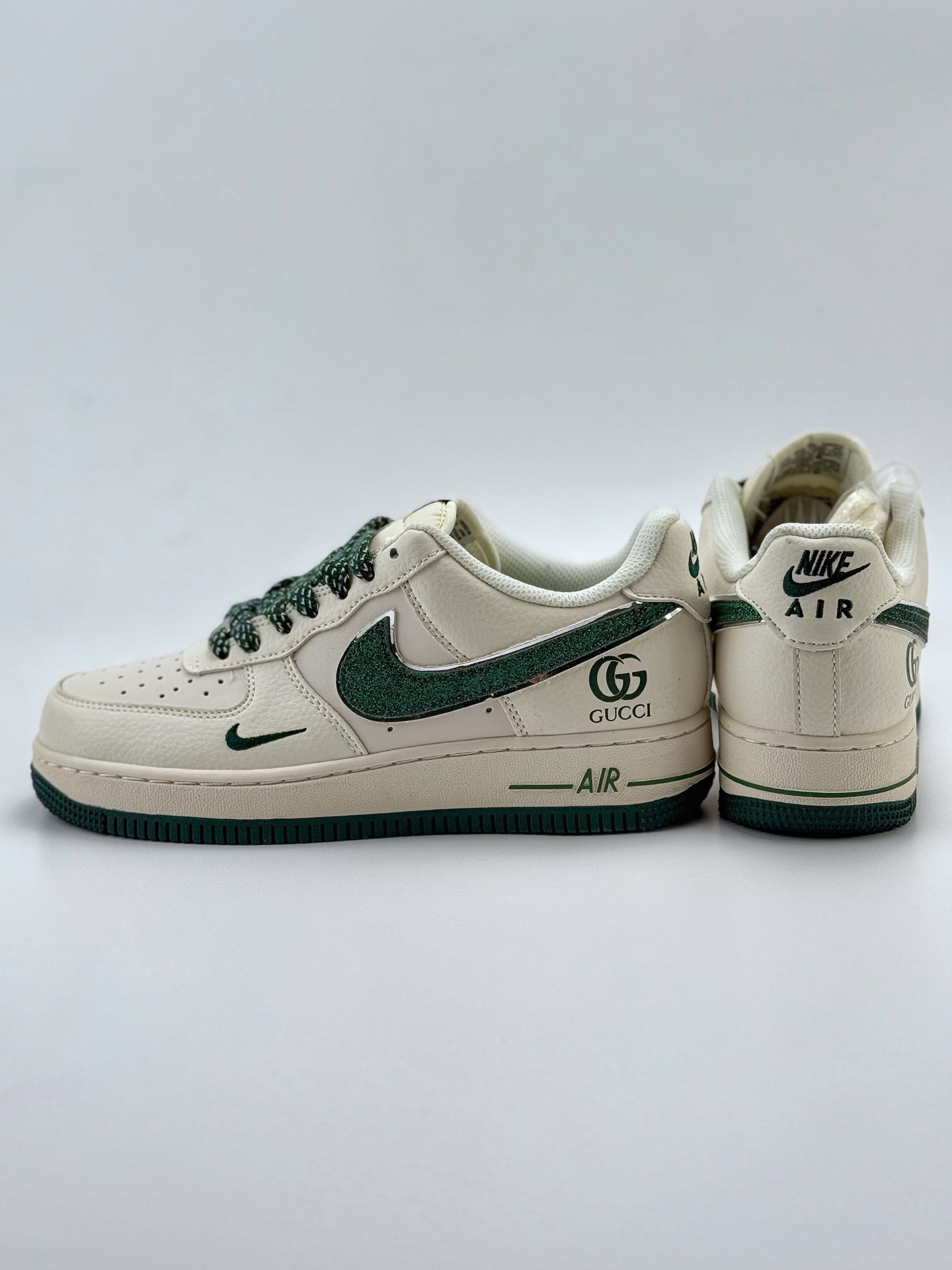 220 Nike Air Force 1 Low 07 x GUCCI 白绿小钩 QY6818-608
