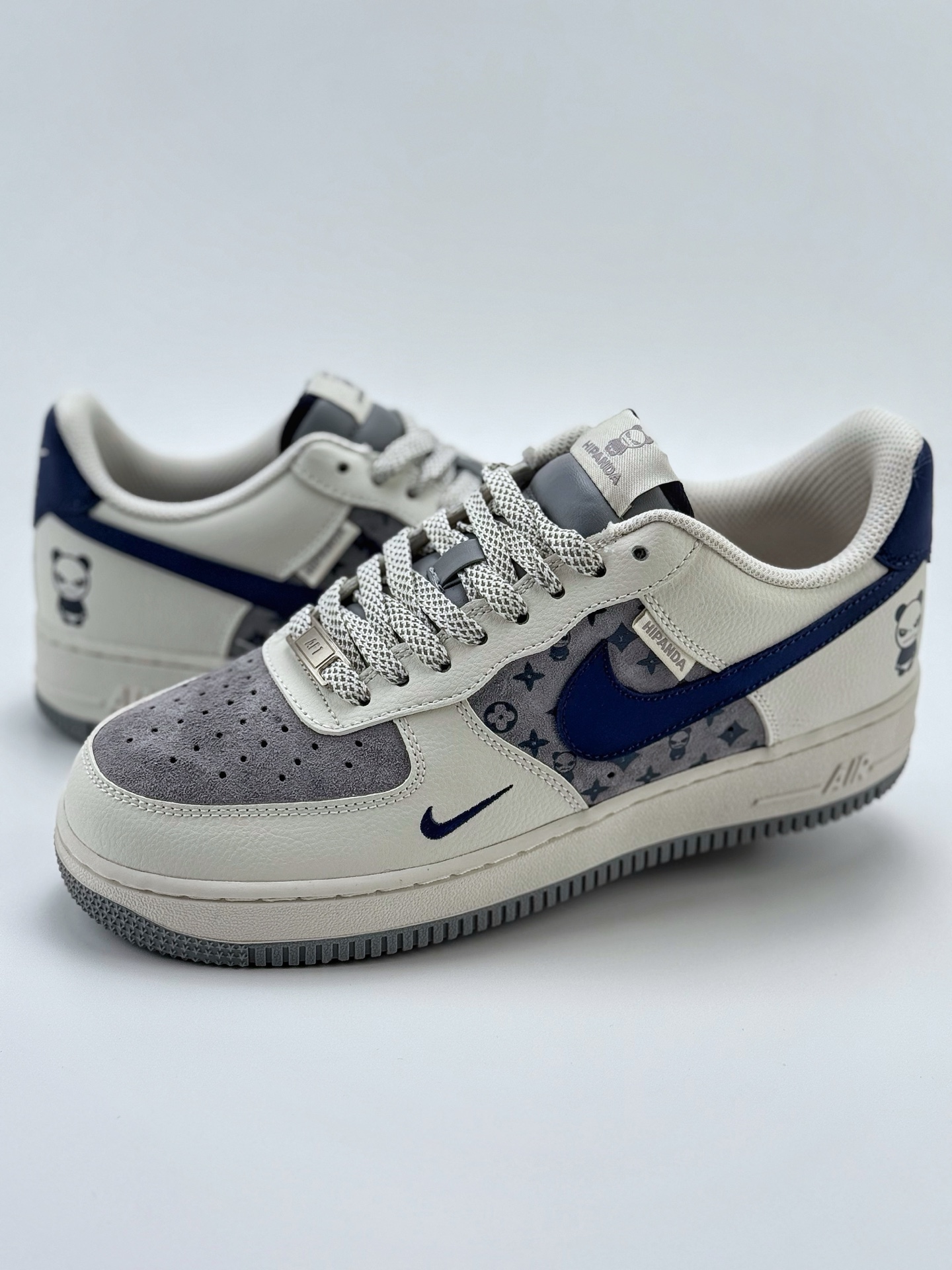 240 Nike Air Force 1 Low 07 x HIPANDA 白灰蓝小钩满天星 KY8899-105