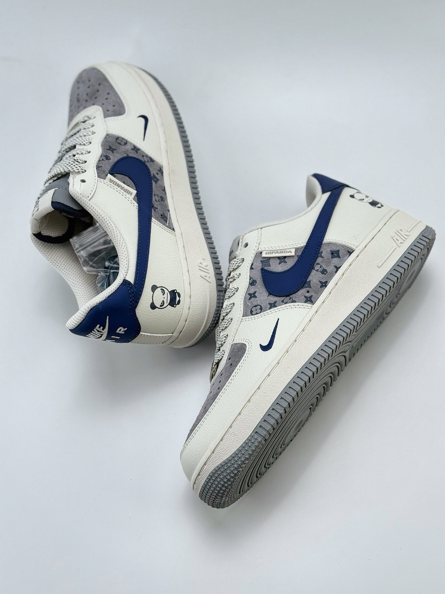 240 Nike Air Force 1 Low 07 x HIPANDA 白灰蓝小钩满天星 KY8899-105