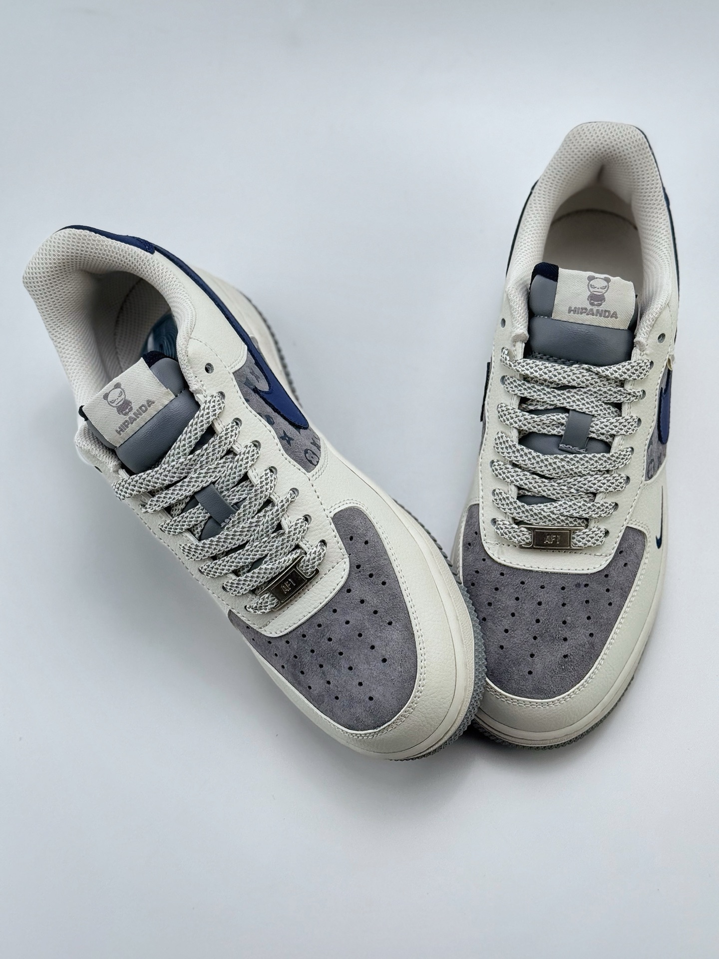 240 Nike Air Force 1 Low 07 x HIPANDA 白灰蓝小钩满天星 KY8899-105