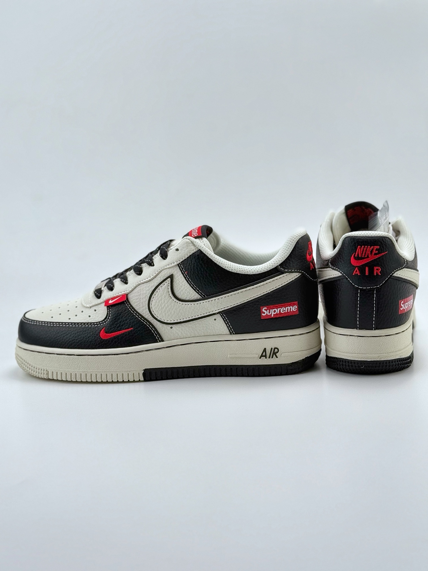 260 Nike Air Force 1 Low 07 x Supreme 白黑红小钩满天星  CS5288-004