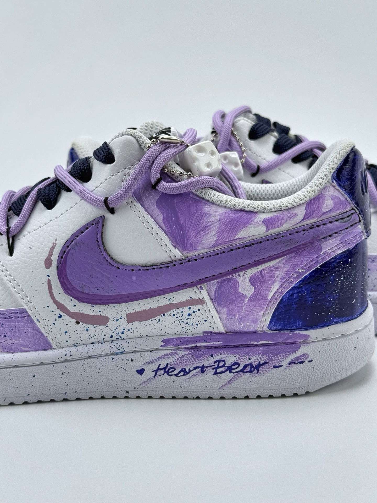 260 Nike Court Vision Low 坠落银河 梦幻 浪漫主义 扎染渐变 紫 休闲运动板鞋 DH2987-066
