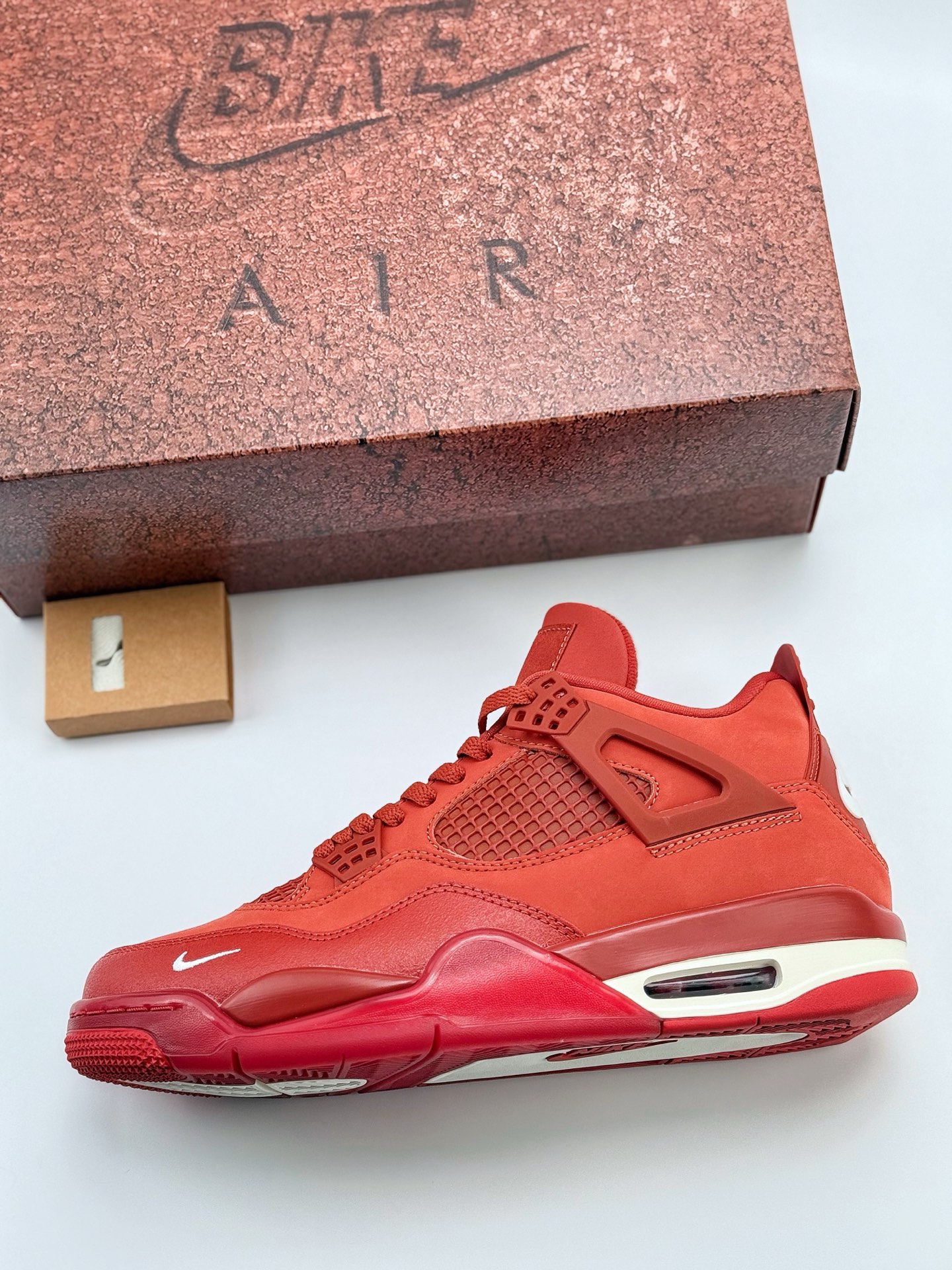260 Air Jordan 4 Retro Low x Nigel Sylvester OG ”Brick by Brick” BIKE 橙棕  HF4340-800