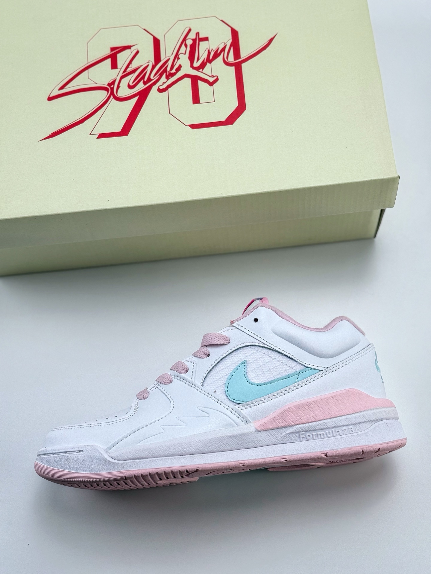 220 耐克Nike Jordan Stadium 90 白粉蓝 乔丹90年代体育场系列低帮复古运动篮球鞋  HQ1193-141