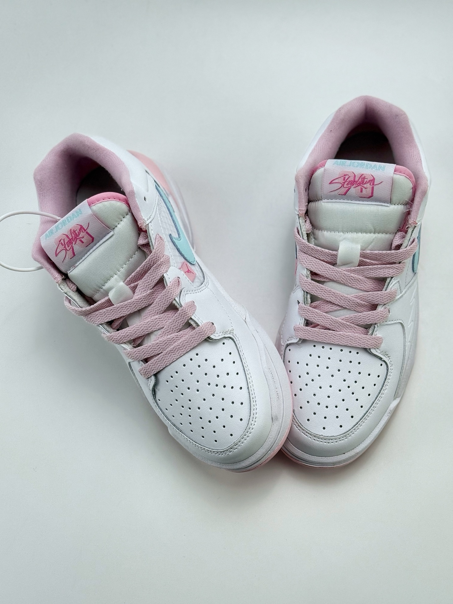 220 耐克Nike Jordan Stadium 90 白粉蓝 乔丹90年代体育场系列低帮复古运动篮球鞋  HQ1193-141