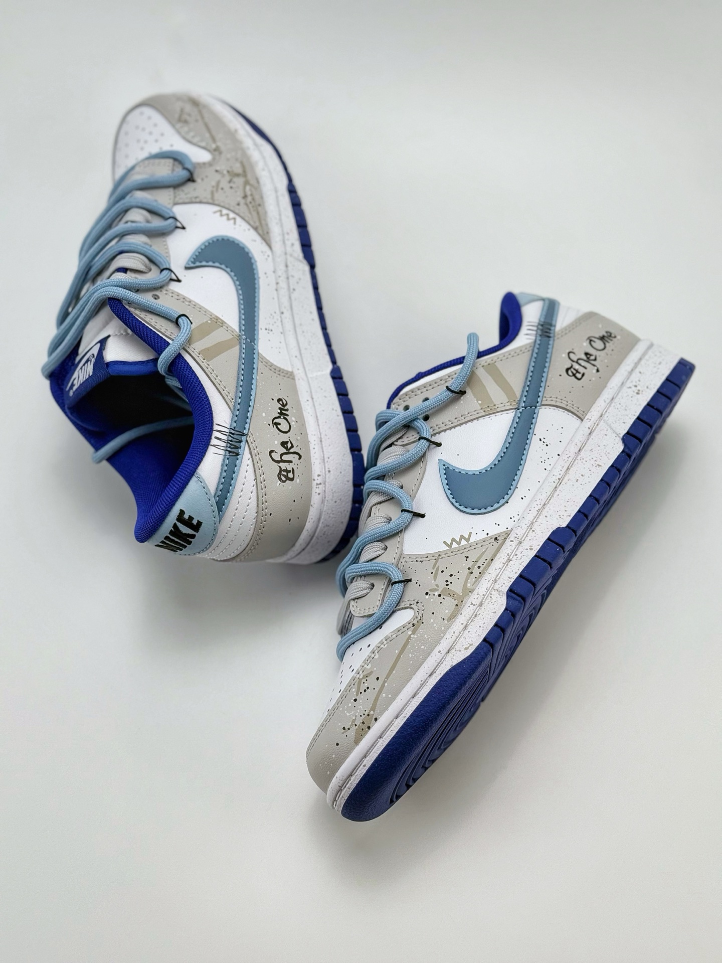 280 Nike SB Dunk Low 新中式 国风 水墨晕染 米蓝色  DV0833-103