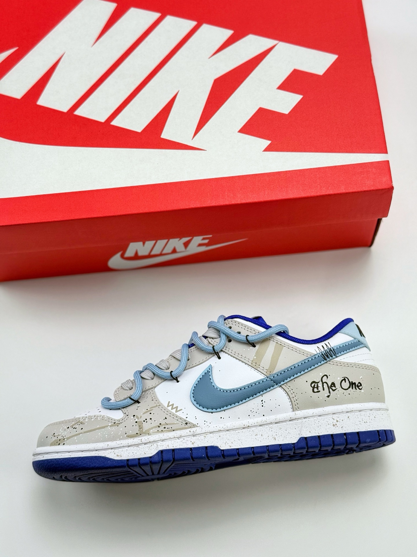 280 Nike SB Dunk Low 新中式 国风 水墨晕染 米蓝色  DV0833-103
