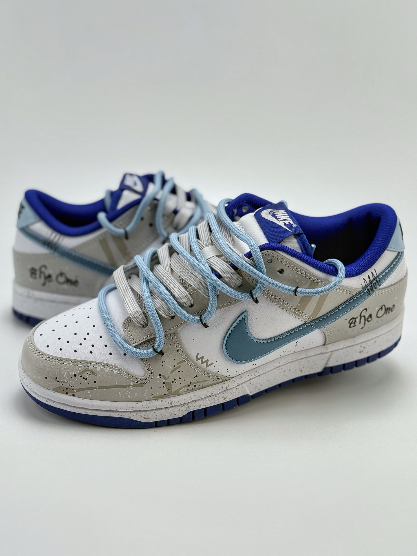 280 Nike SB Dunk Low 新中式 国风 水墨晕染 米蓝色  DV0833-103