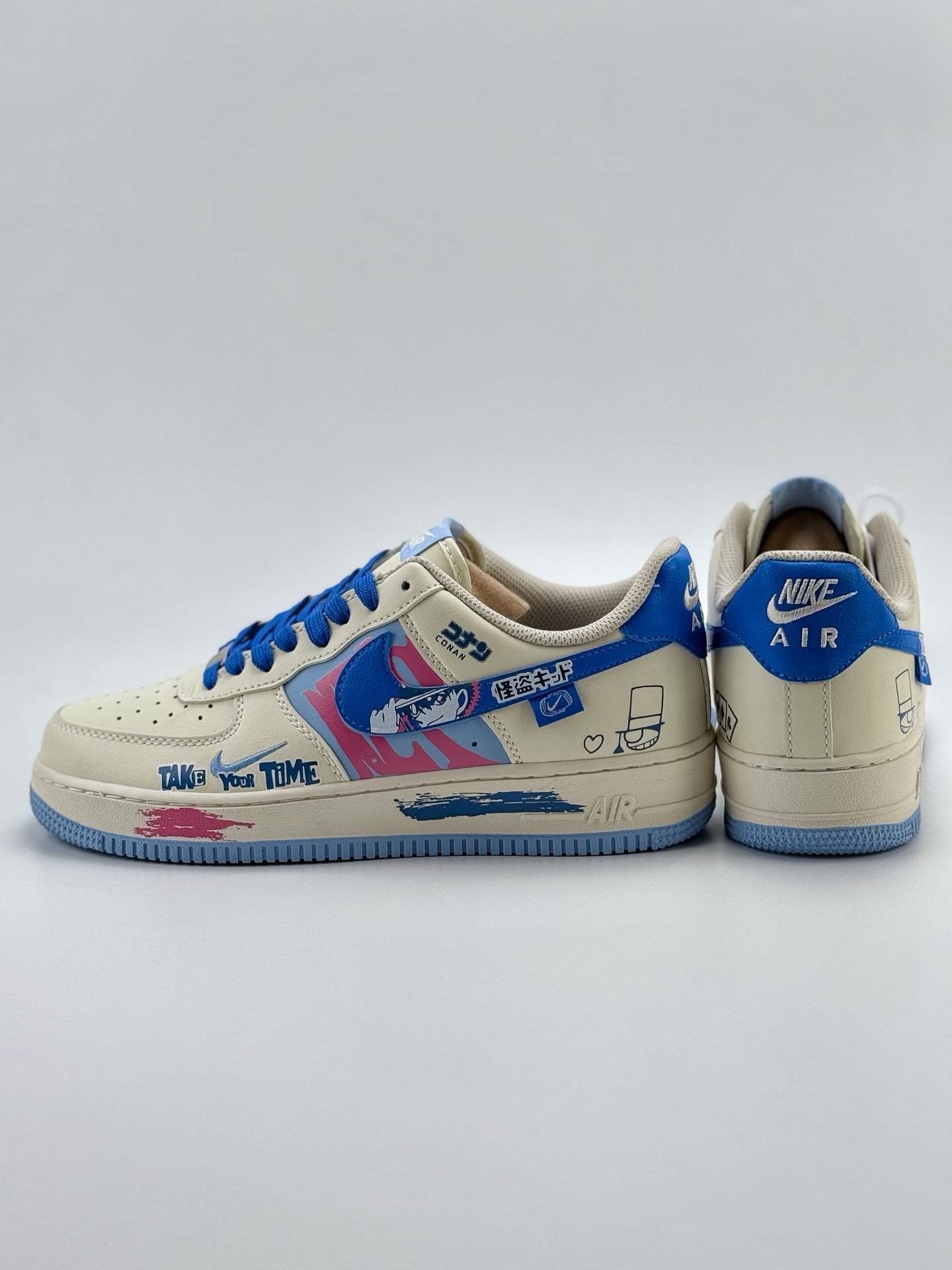 260 Nike Air Force 1 Low 07 白蓝涂鸦 DB3301-121
