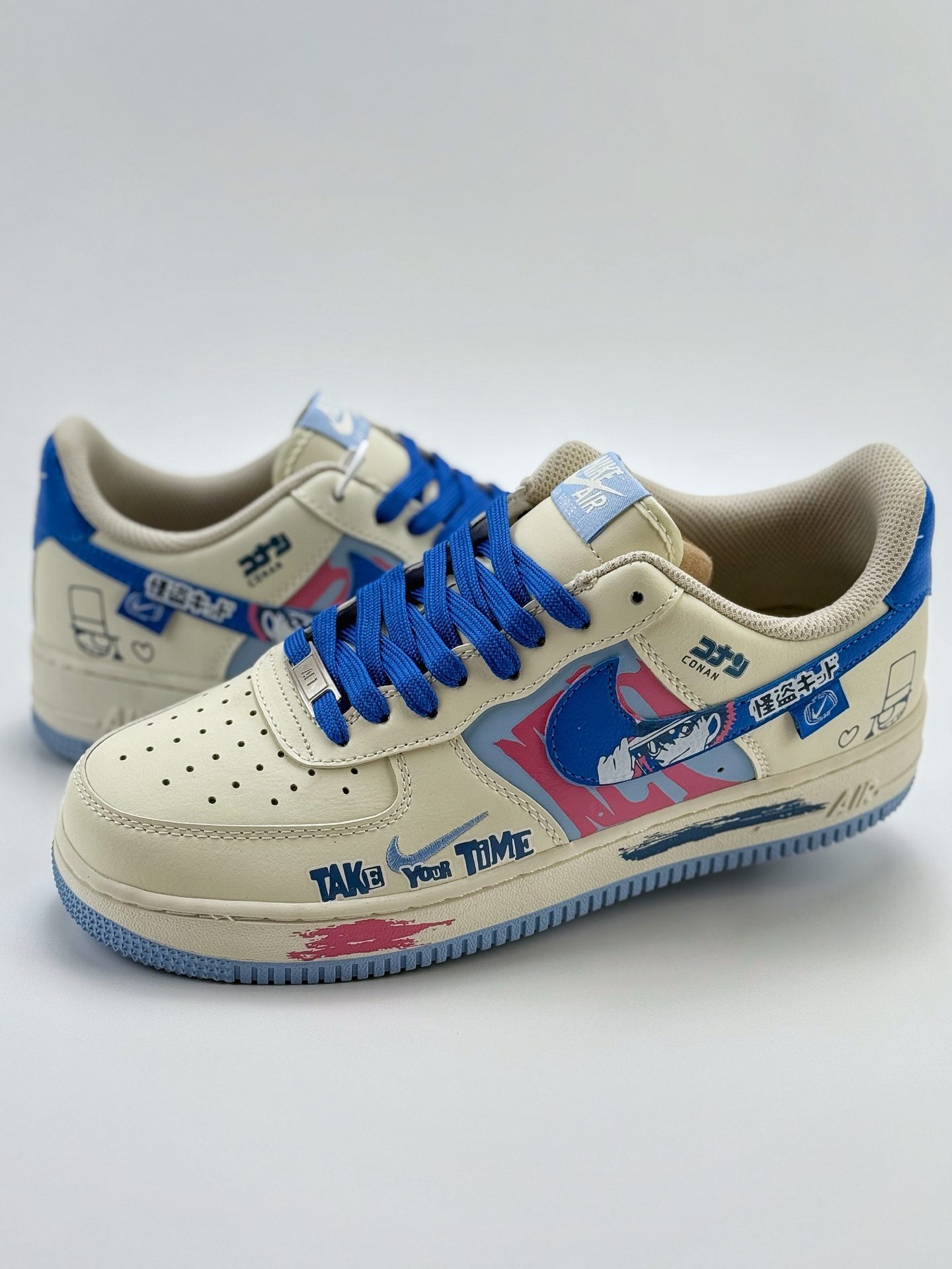 260 Nike Air Force 1 Low 07 白蓝涂鸦 DB3301-121