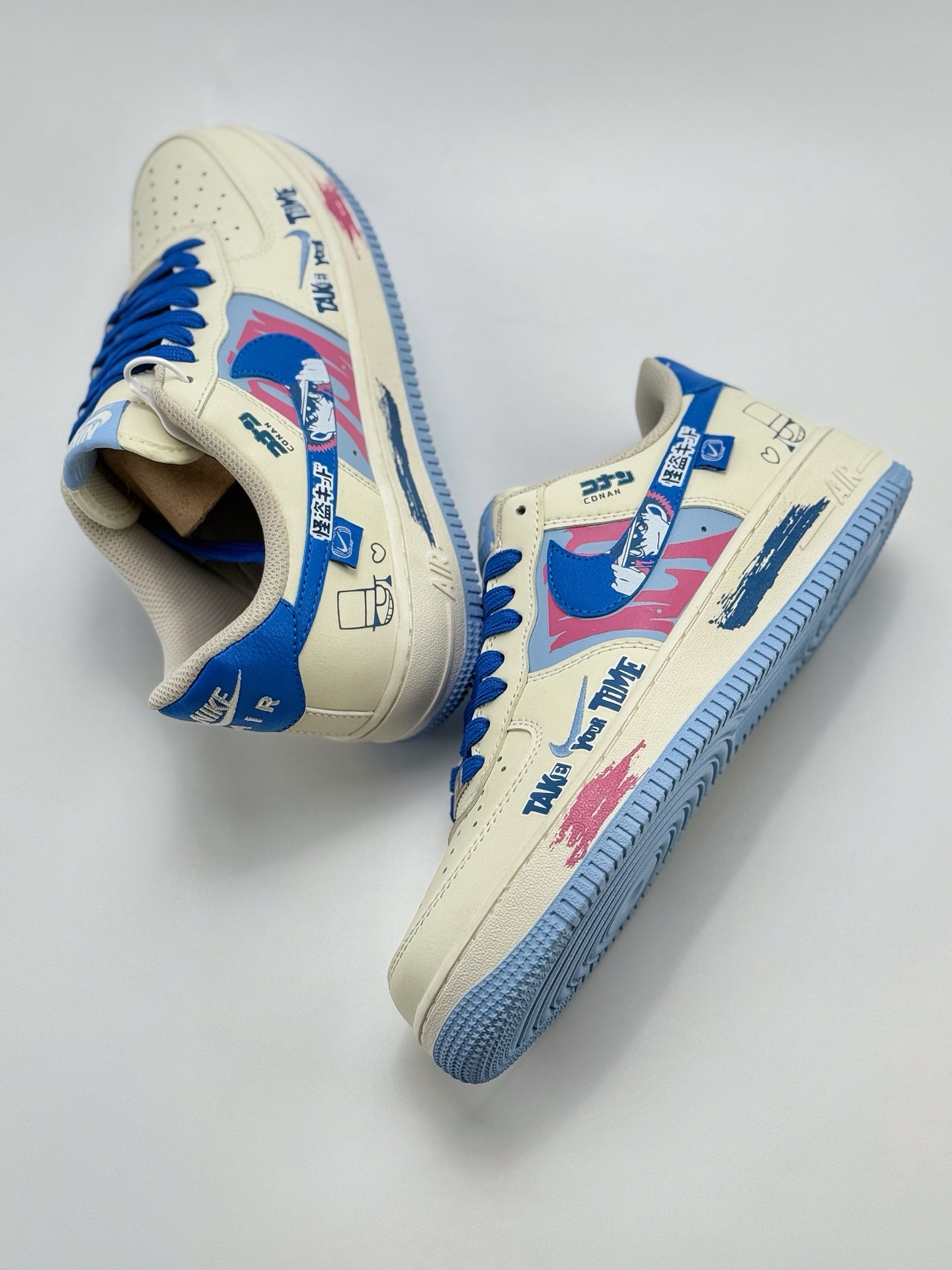 260 Nike Air Force 1 Low 07 白蓝涂鸦 DB3301-121