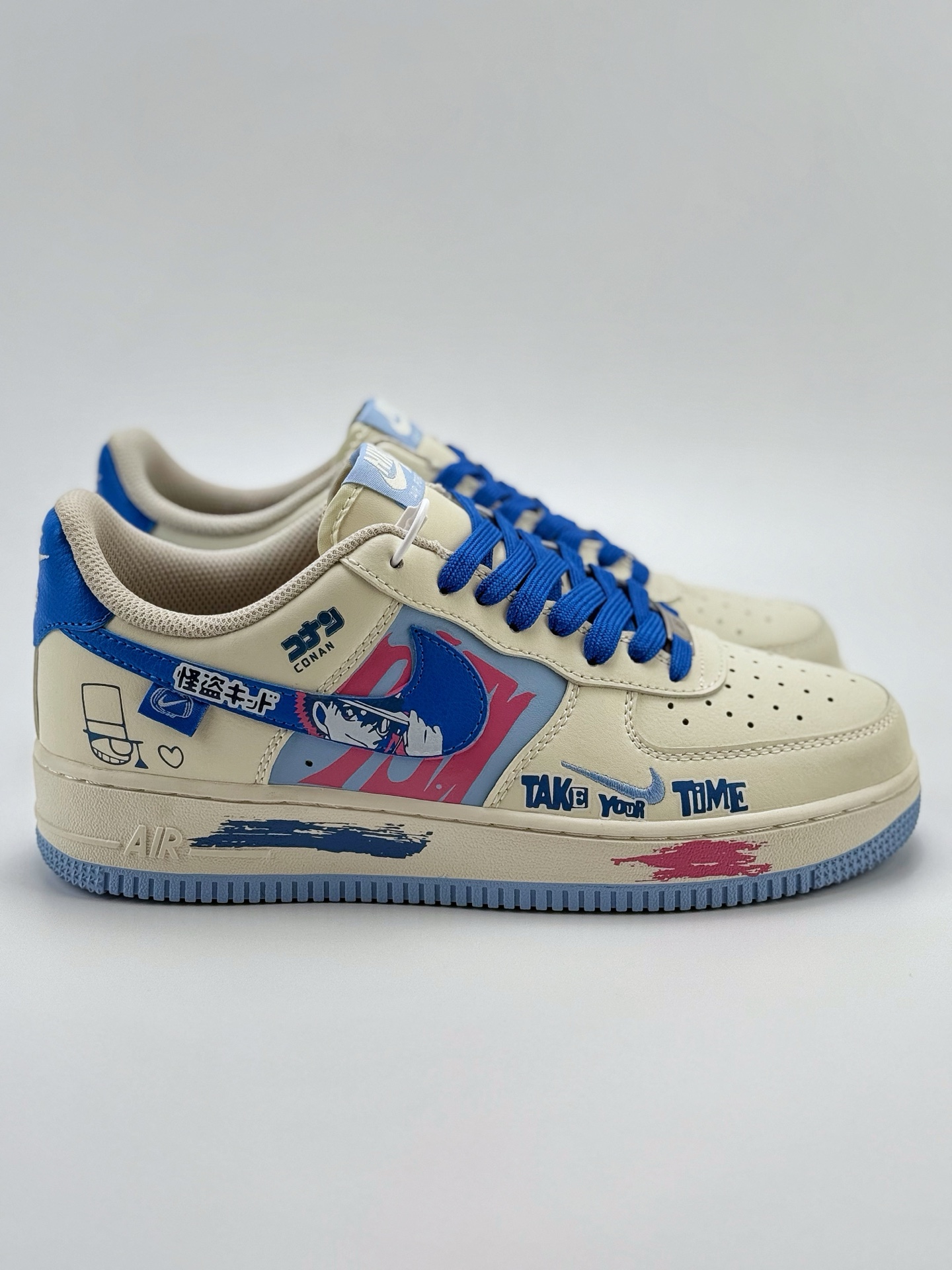 260 Nike Air Force 1 Low 07 白蓝涂鸦 DB3301-121