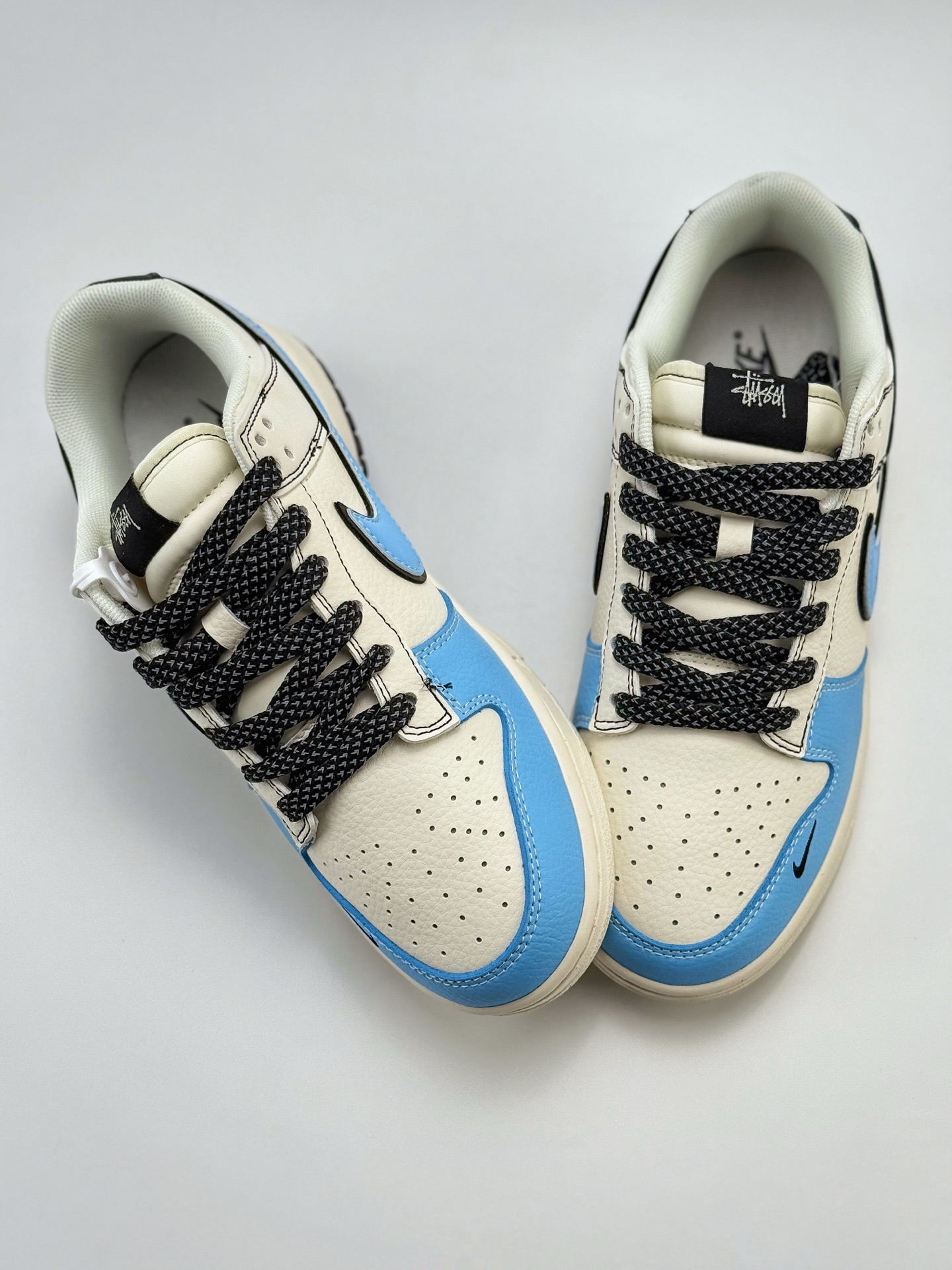 280 Nike SB Dunk Low x Stussy 白蓝小钩满天星  ZH2598-225