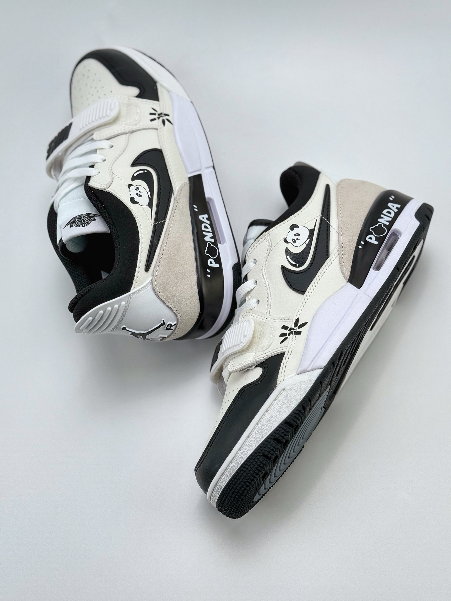 270 Nike Air Jordan Legacy 312 Low 特殊手绘 水墨国风 黑小钩熊猫  HV1811-101