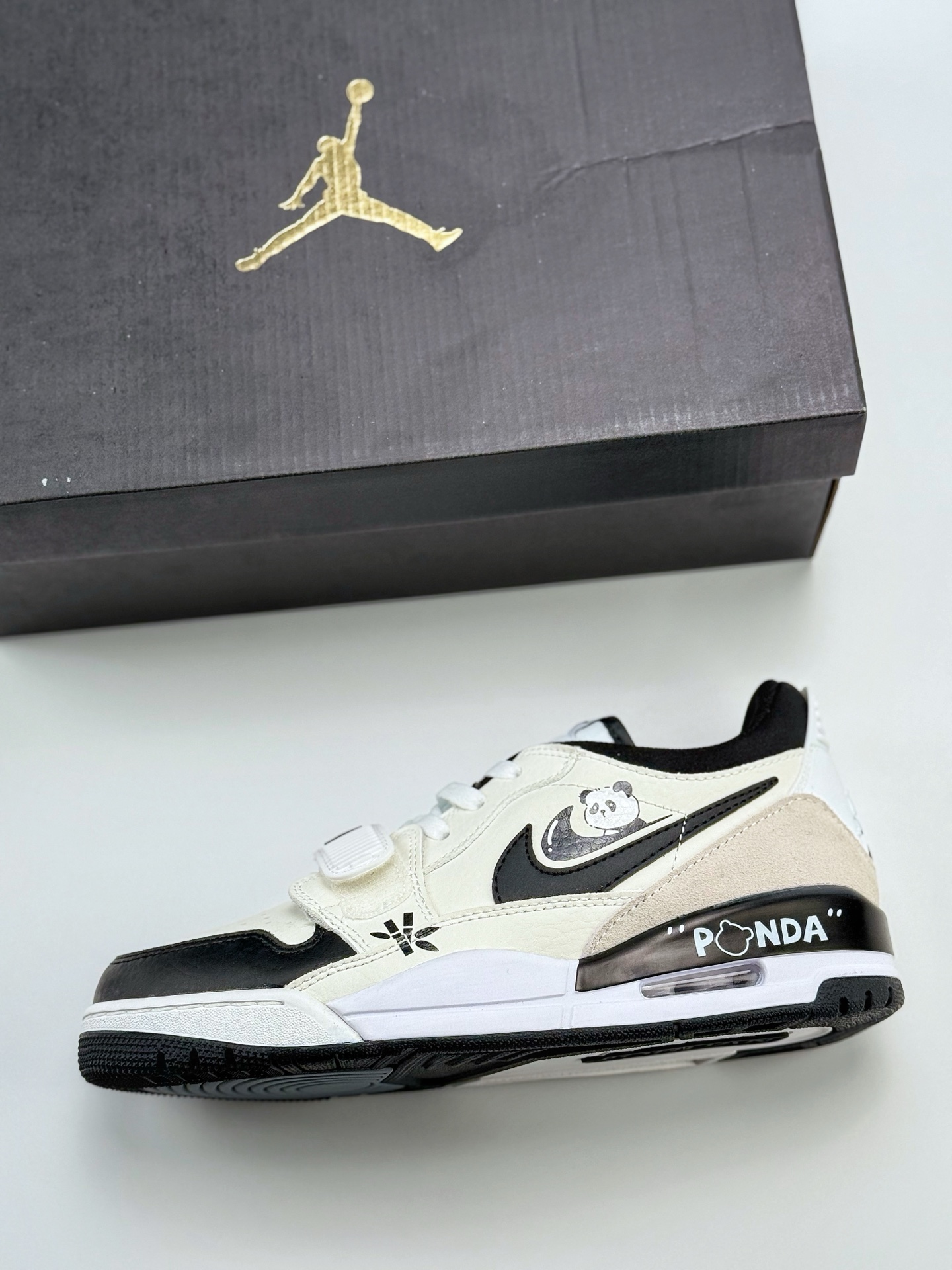 270 Nike Air Jordan Legacy 312 Low 特殊手绘 水墨国风 黑小钩熊猫  HV1811-101