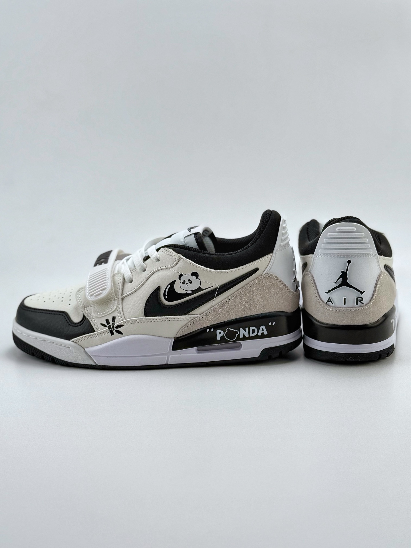 270 Nike Air Jordan Legacy 312 Low 特殊手绘 水墨国风 黑小钩熊猫  HV1811-101