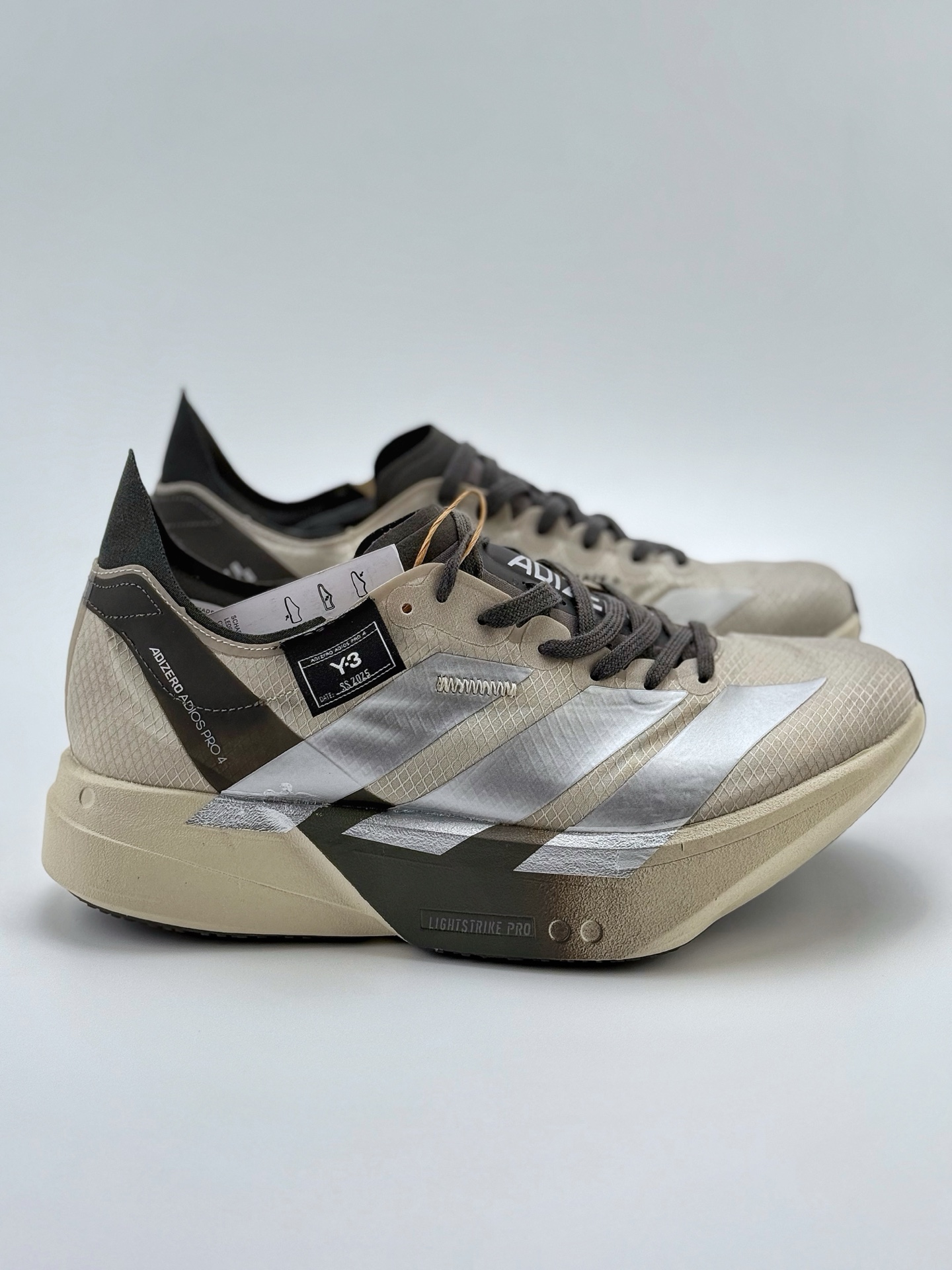 190 Ad Adizero Adios 4 M Y-3 轻盈跑鞋 耐磨减震专业跑步鞋    JS3154