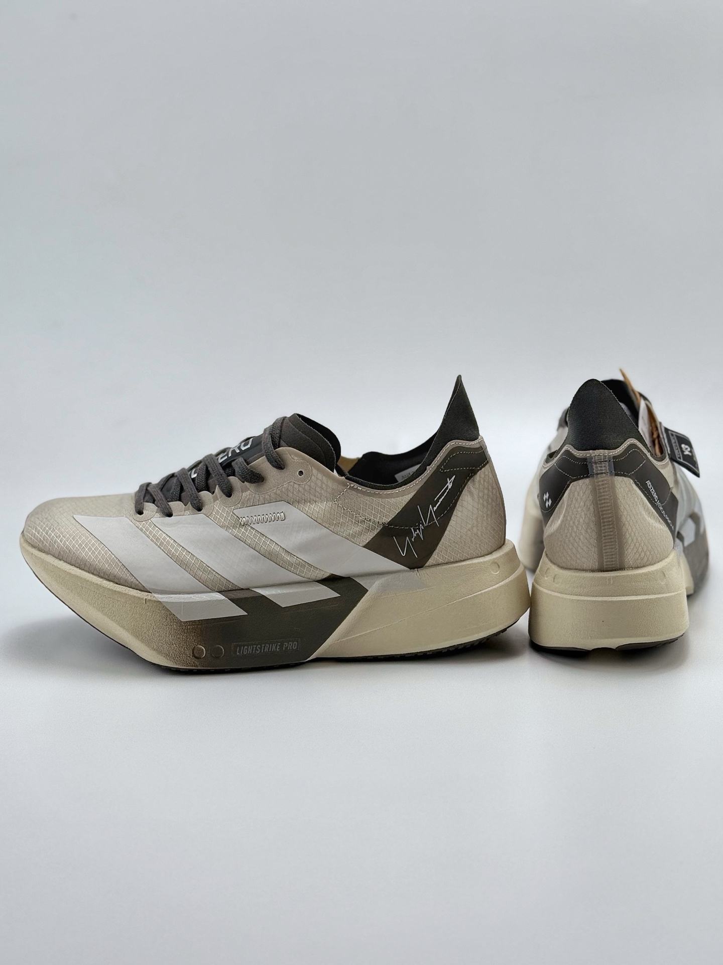 190 Ad Adizero Adios 4 M Y-3 轻盈跑鞋 耐磨减震专业跑步鞋    JS3154