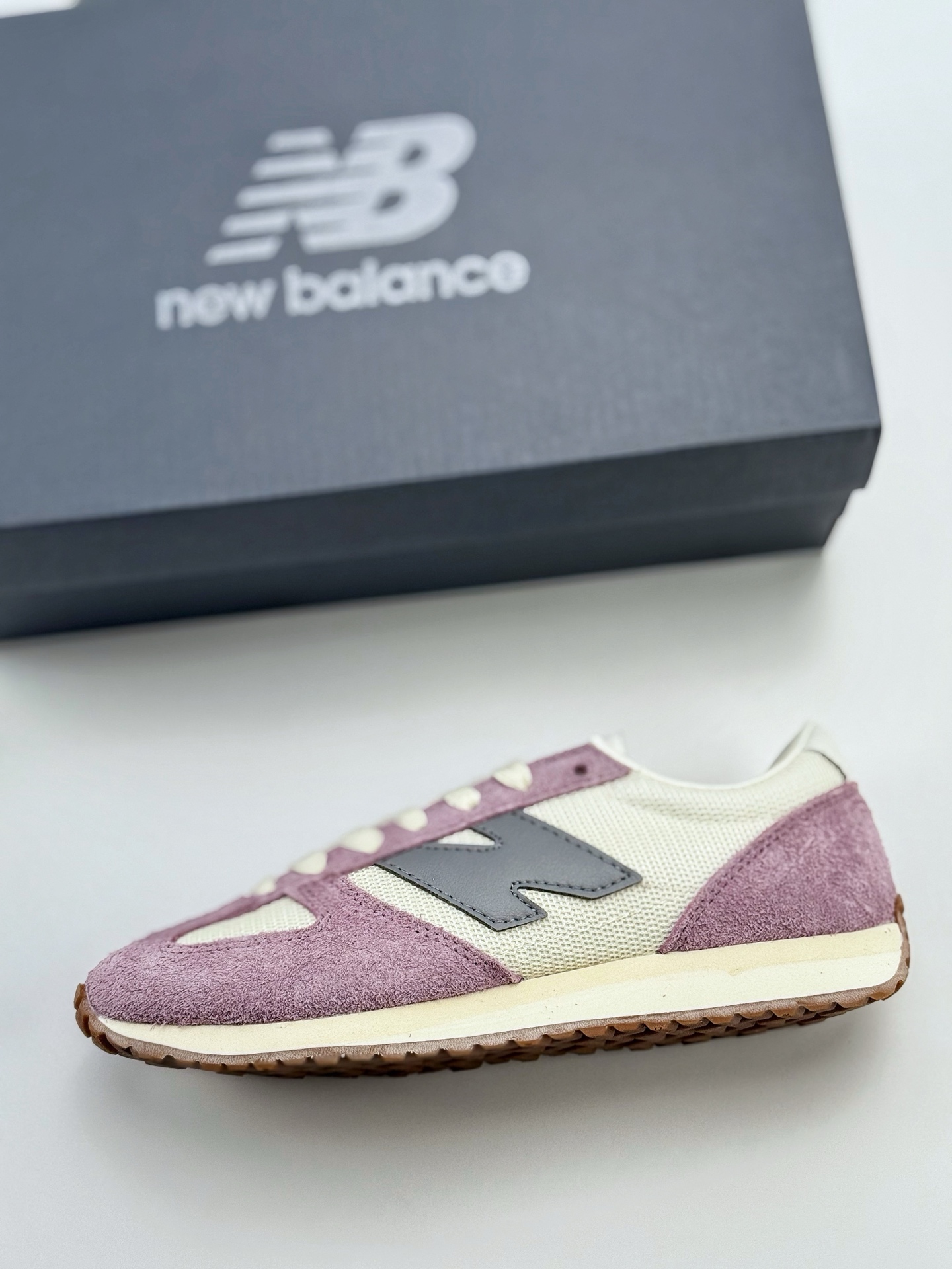 160 New Balance NB471 纯原系列 471系列织物牛剖层革生活休闲鞋  U471ALTK