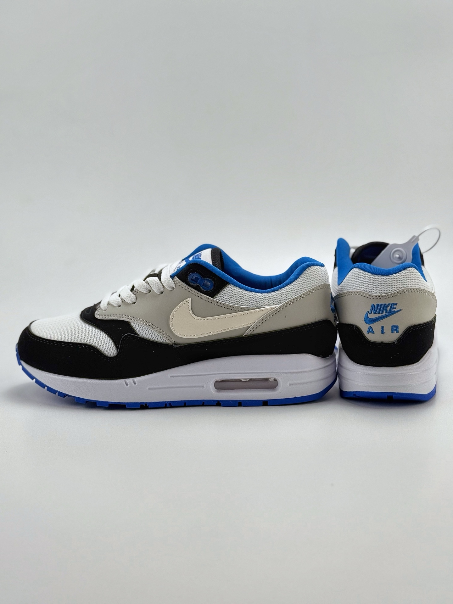 210 Nike Air Max 1 白黑篮 复古休闲跑步鞋  875855-001