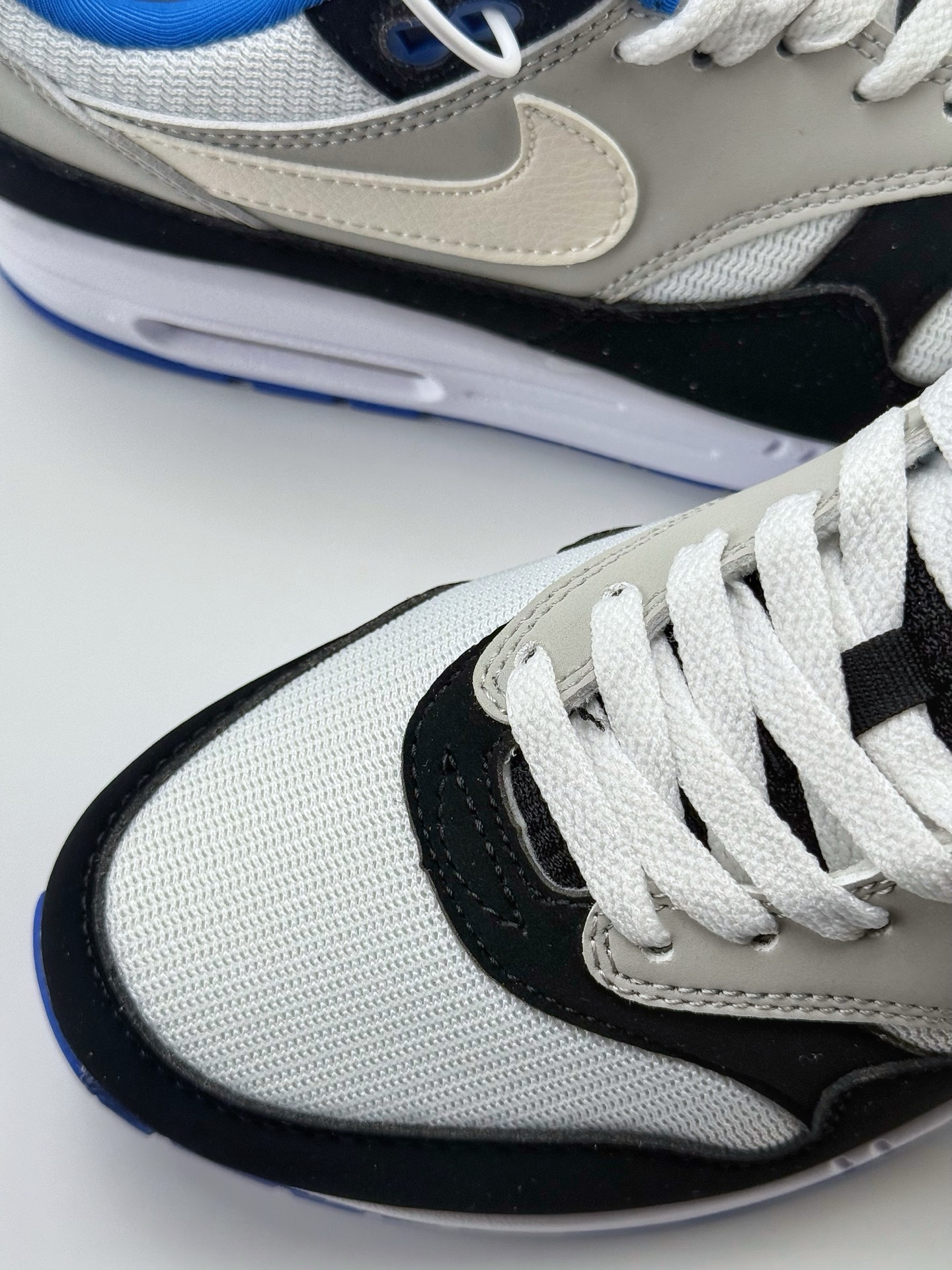 210 Nike Air Max 1 白黑篮 复古休闲跑步鞋  875855-001
