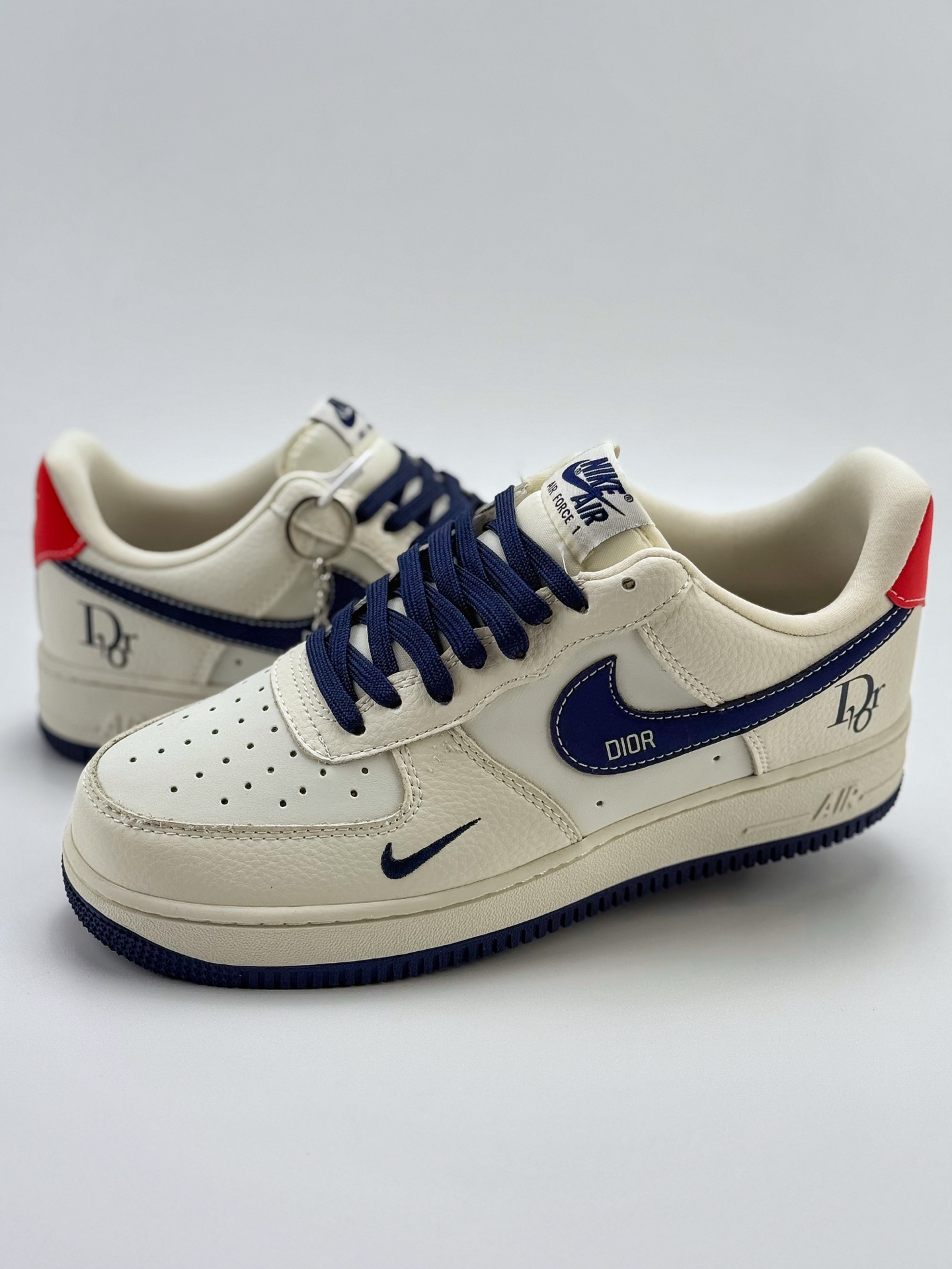 260 Nike Air Force 1 Low 07 x DIOR 白蓝小钩  KK1988-067