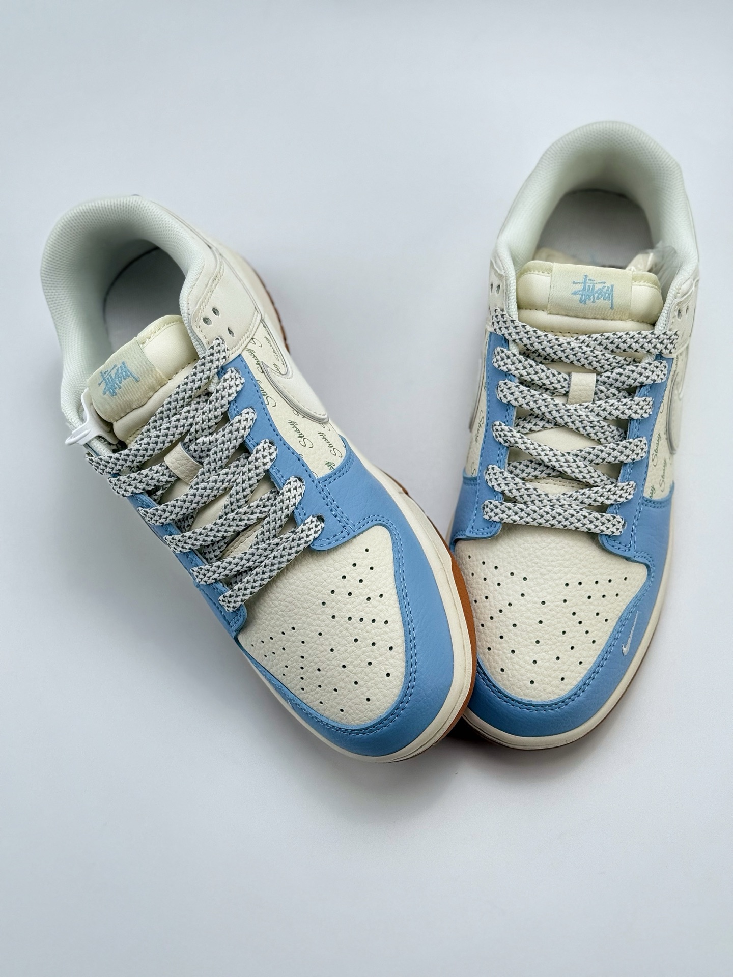 280 Nike SB Dunk Low x Stussy 蓝白小钩满天星  ZH2598-246