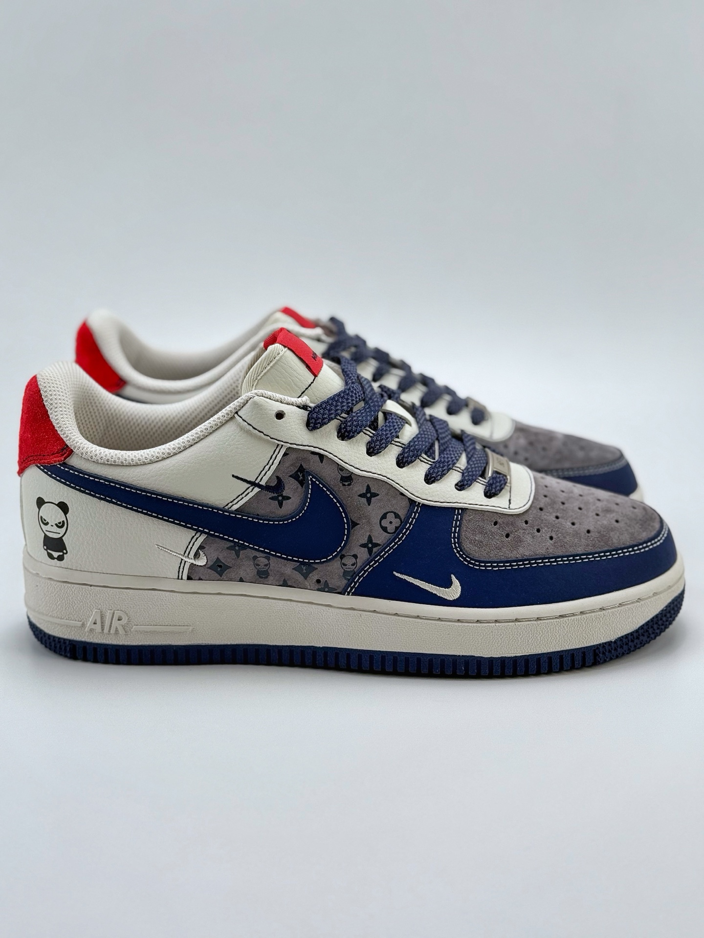 240 Nike Air Force 1 Low 07 x HIPANDA 白灰蓝小钩满天星  KY8899-104