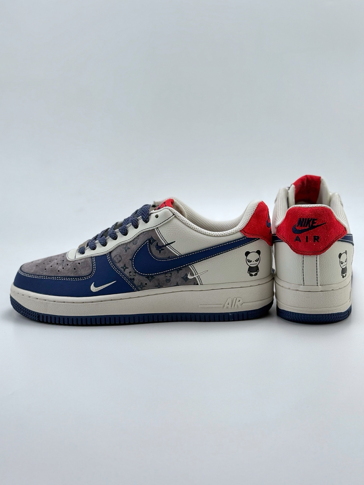 240 Nike Air Force 1 Low 07 x HIPANDA 白灰蓝小钩满天星  KY8899-104