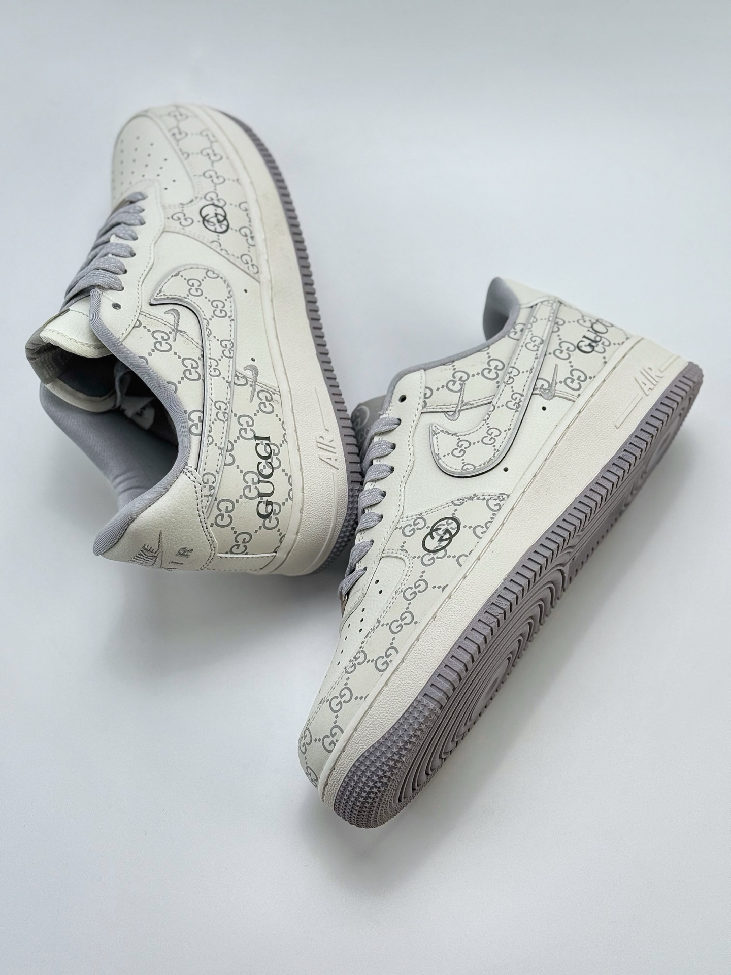 240 Nike Air Force 1 Low 07 x GUCCI 白灰满天星  KY8899-106