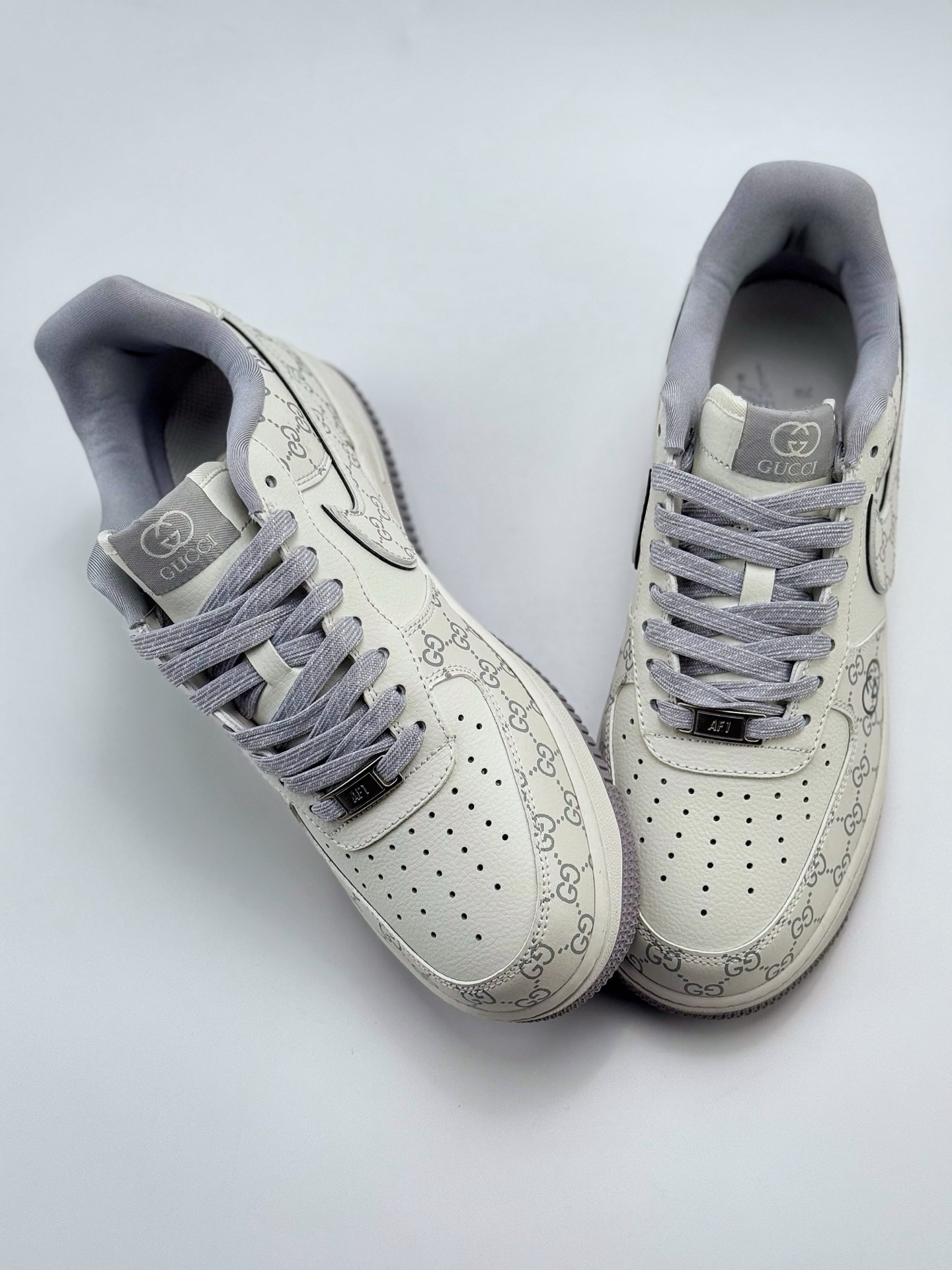 240 Nike Air Force 1 Low 07 x GUCCI 白灰满天星  KY8899-106