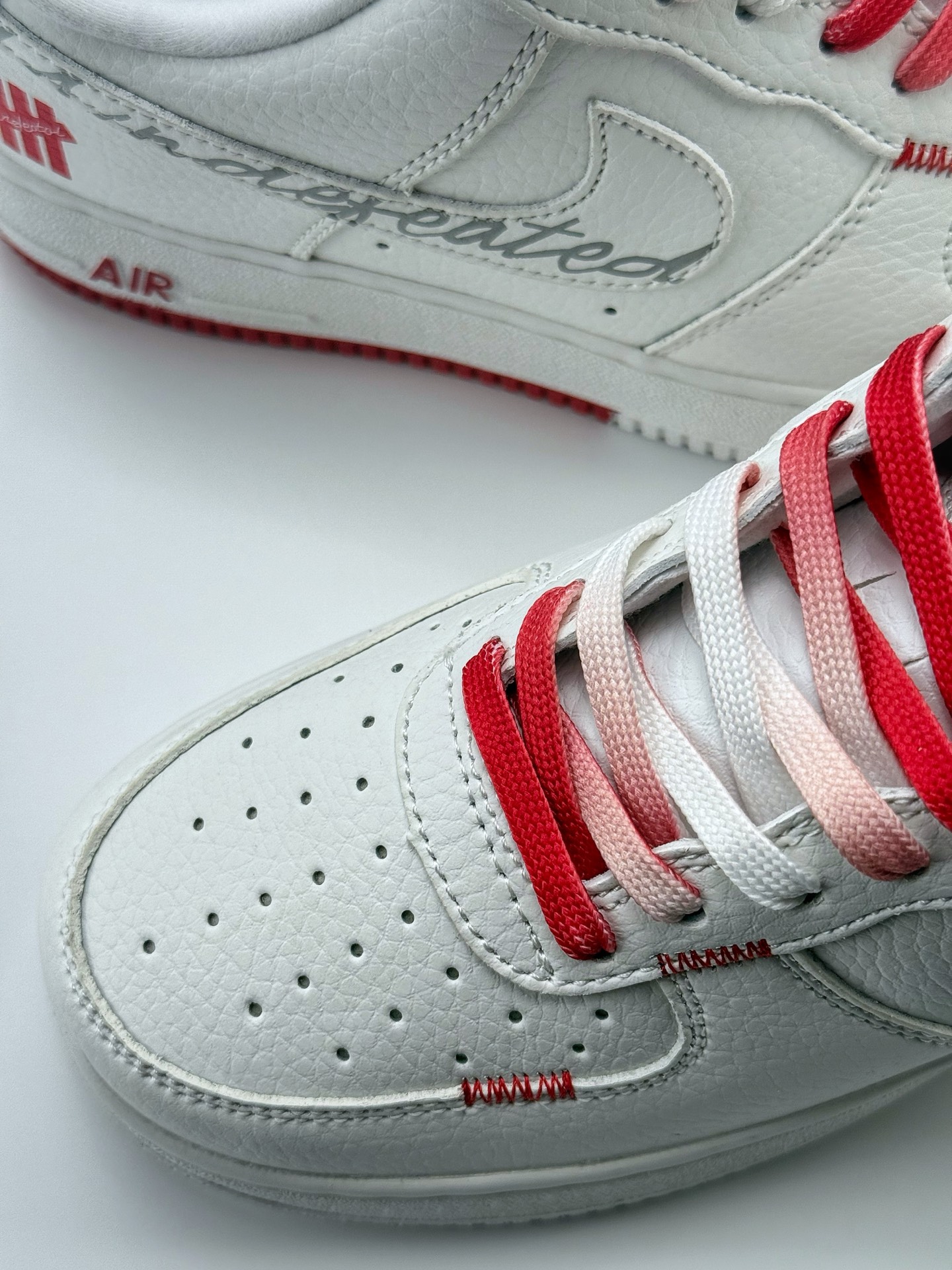 220 Nike Air Force 1 Low 07 x UNDEFEATED 白红  DQ6628-153