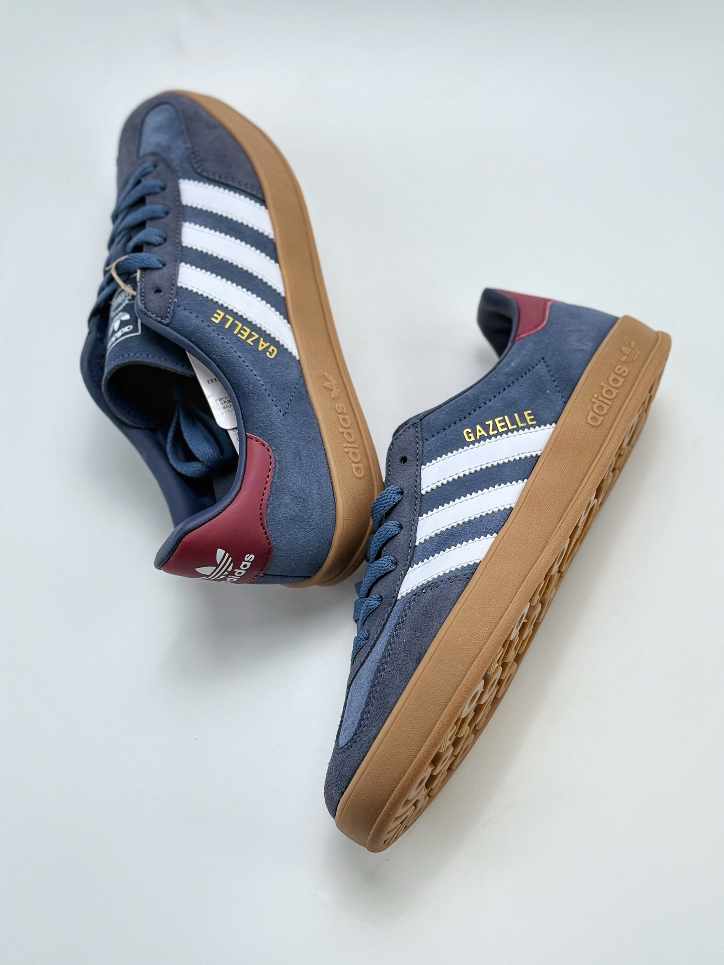 160 adidas Originals Gazelle INdoor 蓝 三叶草休闲防滑耐磨低帮板鞋  JI3522