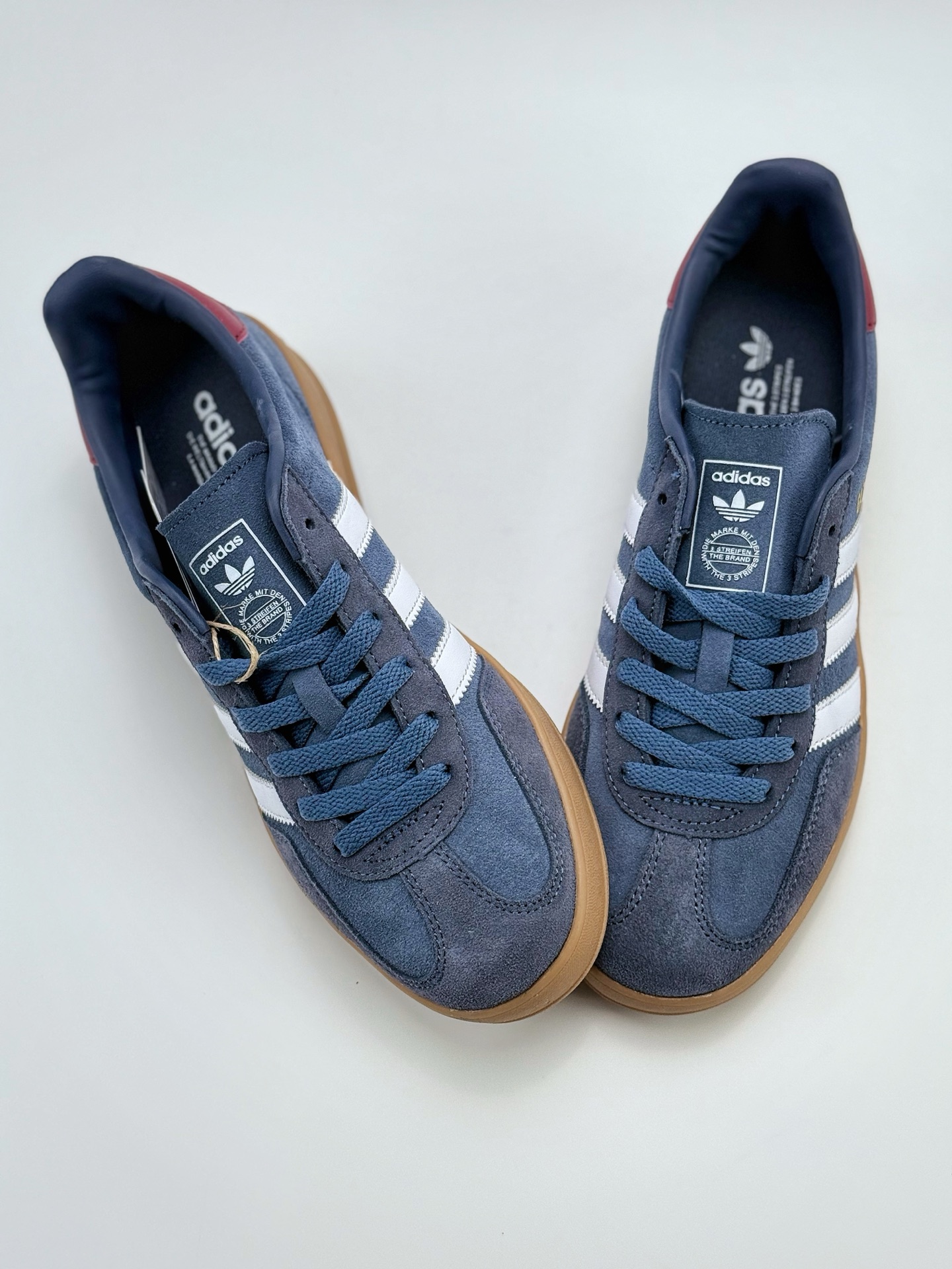 160 adidas Originals Gazelle INdoor 蓝 三叶草休闲防滑耐磨低帮板鞋  JI3522