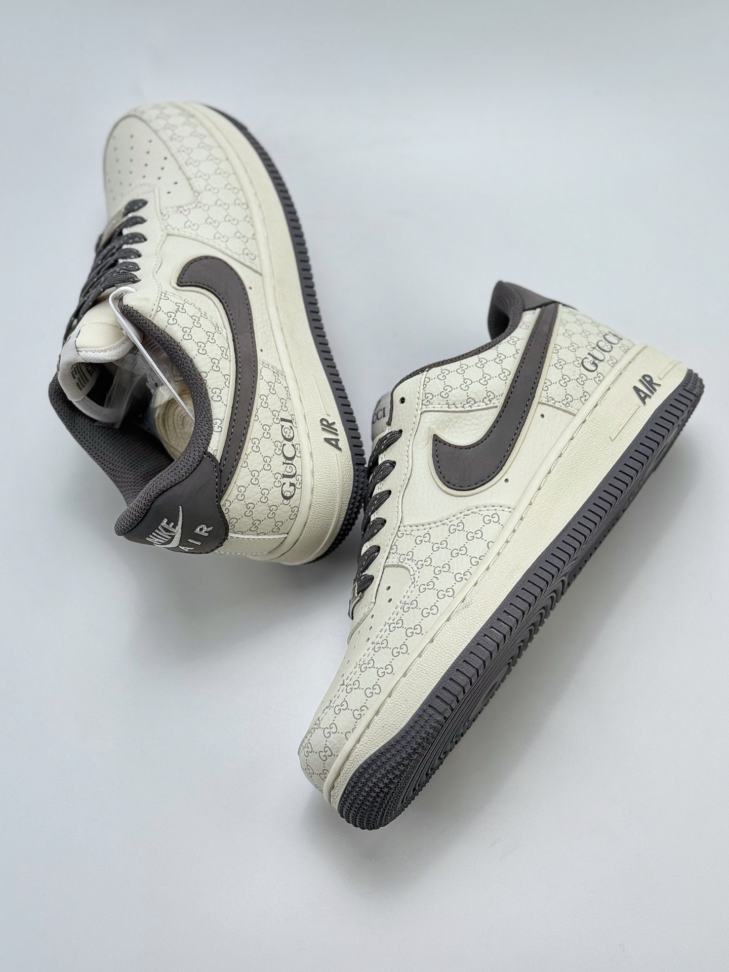 260 Nike Air Force 1 Low 07 x GUCCI 白灰  CS5288-003