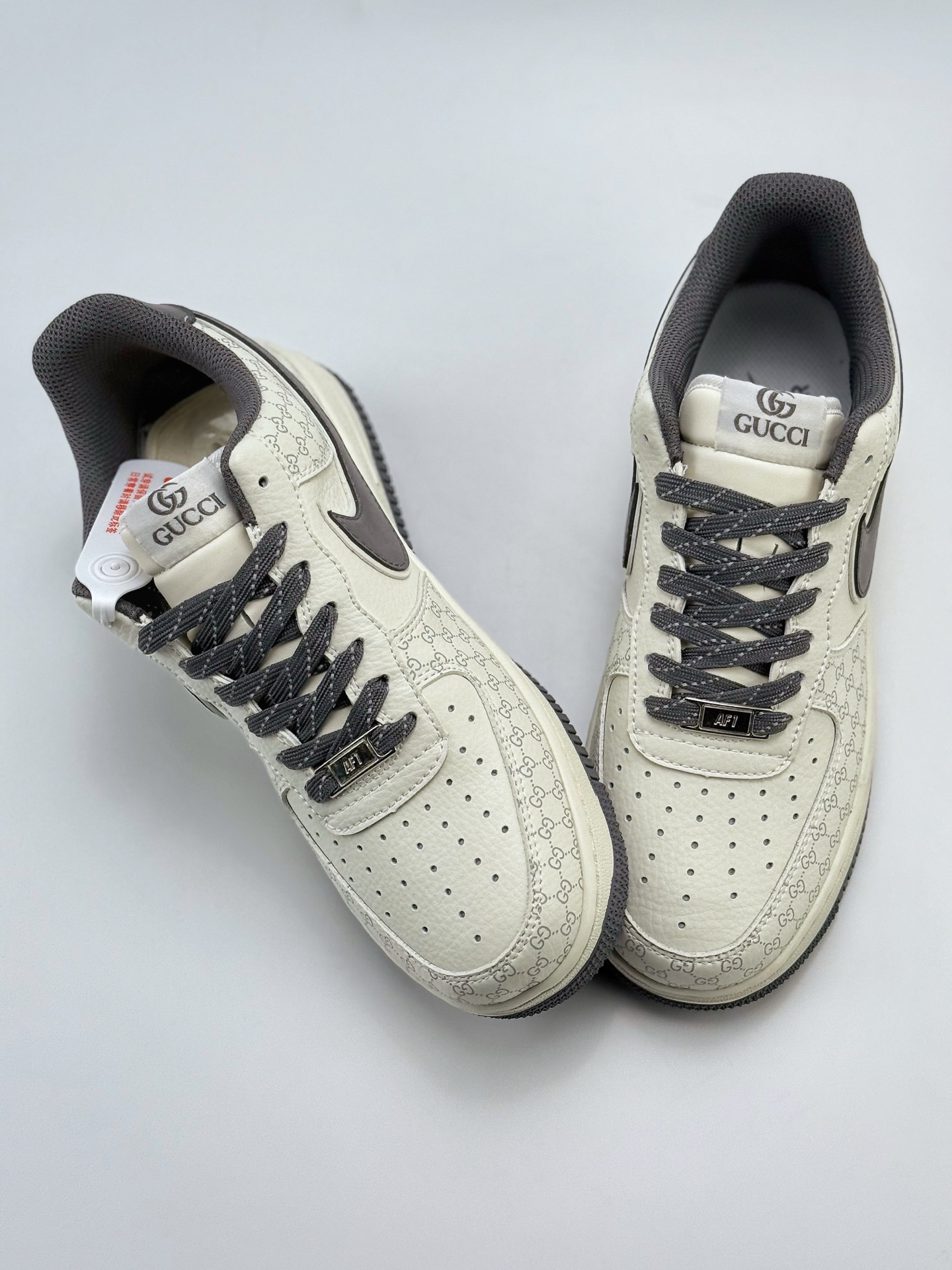 260 Nike Air Force 1 Low 07 x GUCCI 白灰  CS5288-003