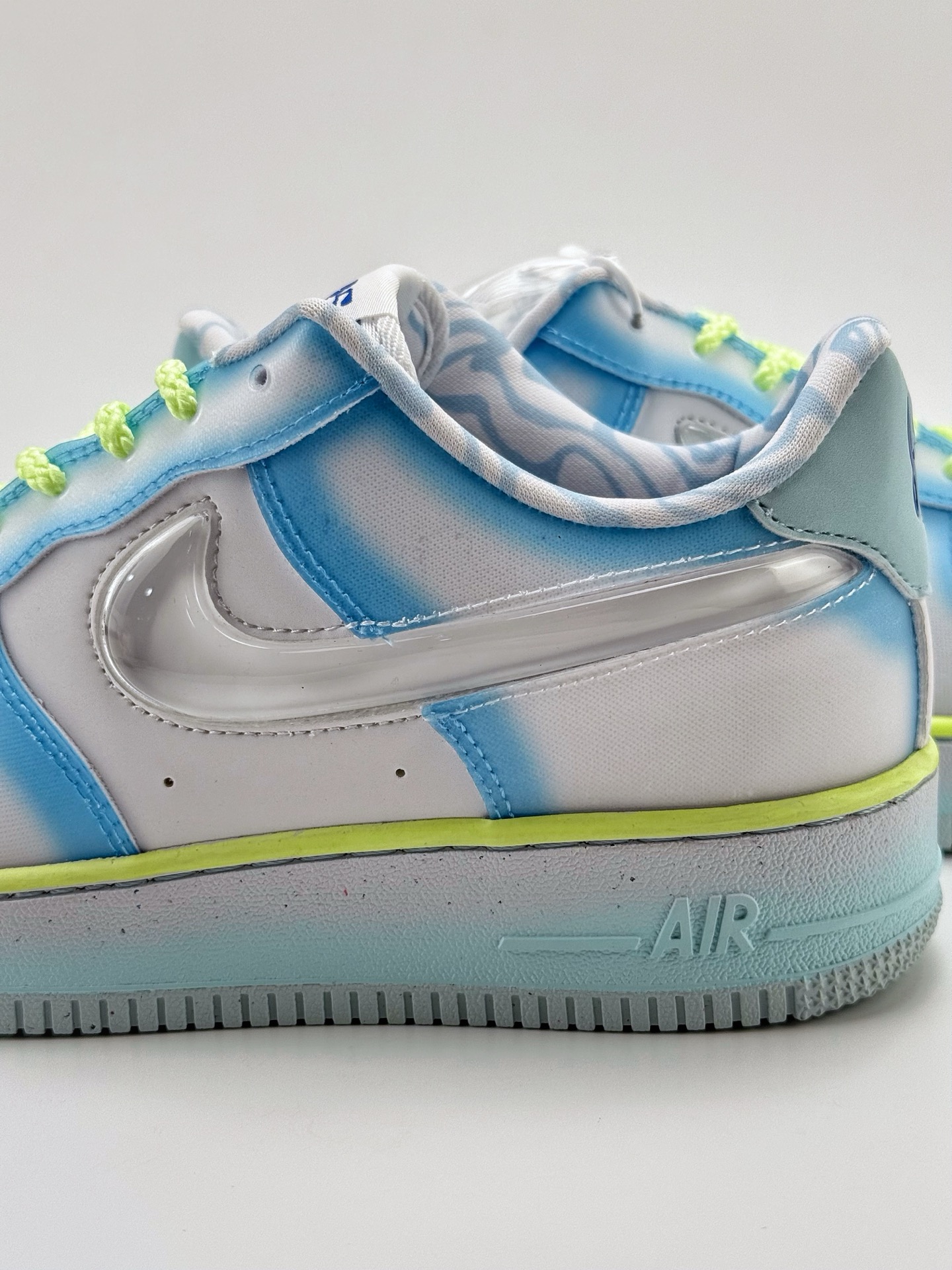 220 Nike Air Force 1 Low 07 x SWDC ”Psychic Blue” 白蓝绿  HJ4399-400