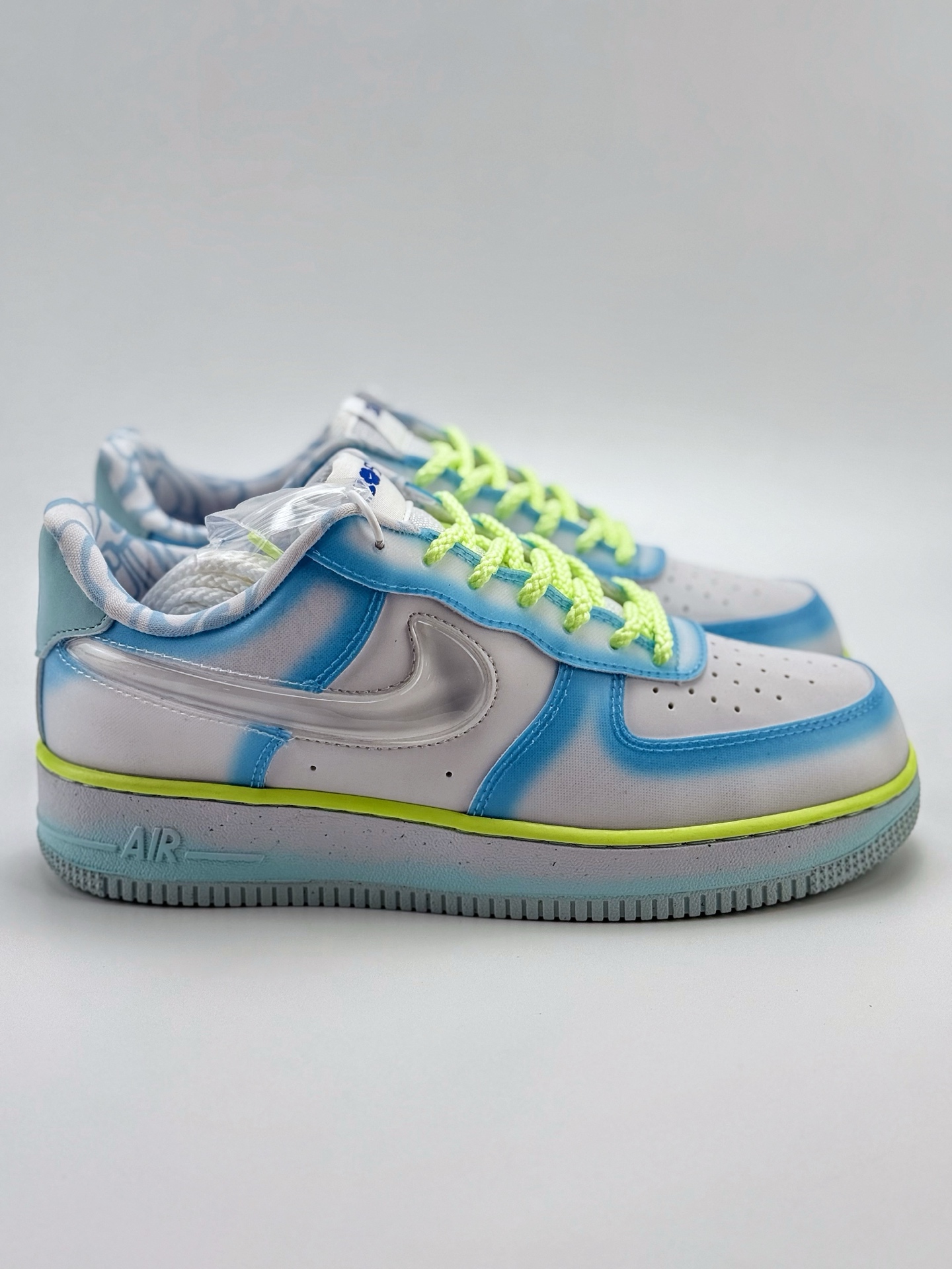 220 Nike Air Force 1 Low 07 x SWDC ”Psychic Blue” 白蓝绿  HJ4399-400