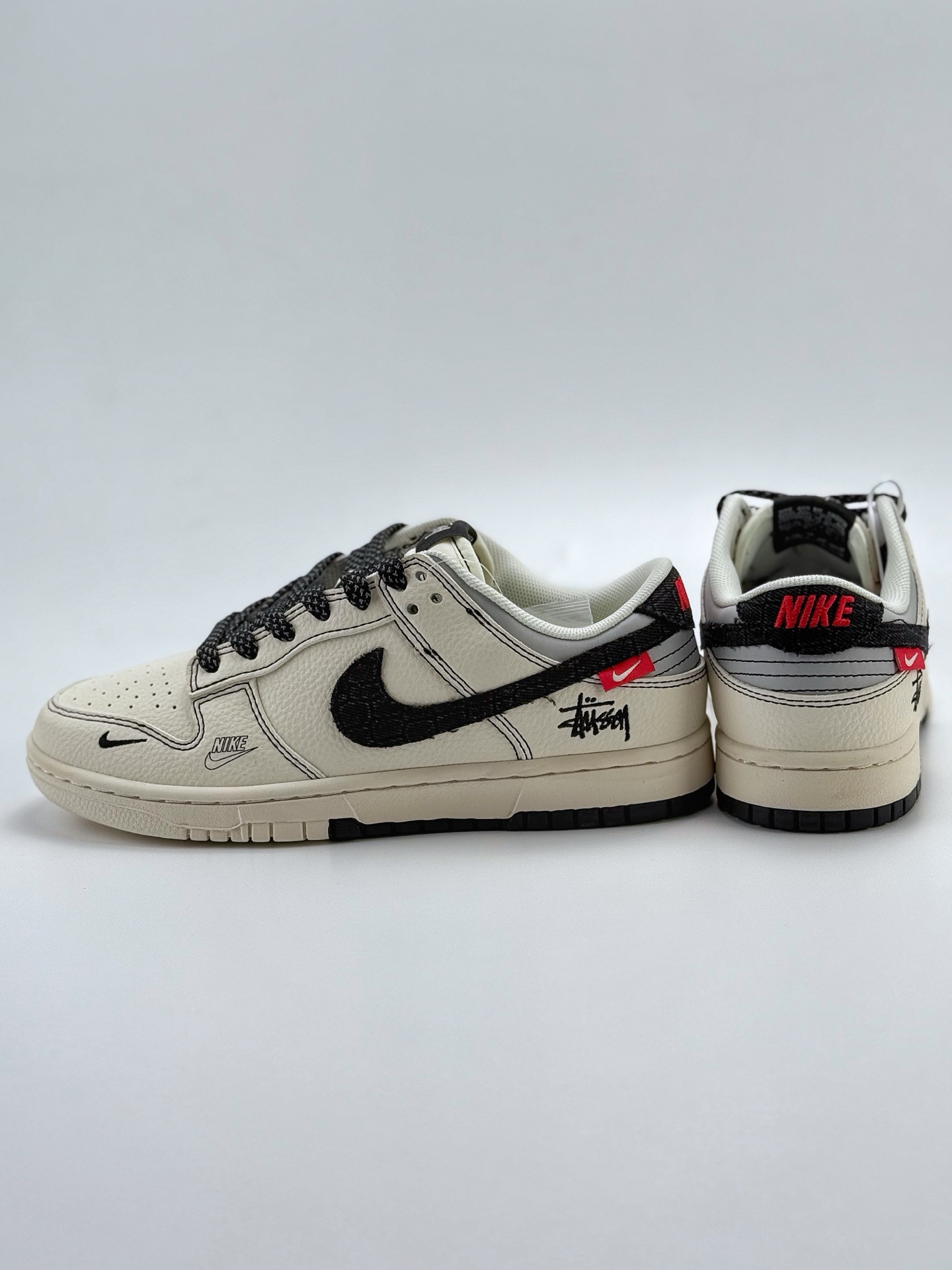 280 Nike SB Dunk Low x Stussy 白黑小钩满天星  ZH2598-266