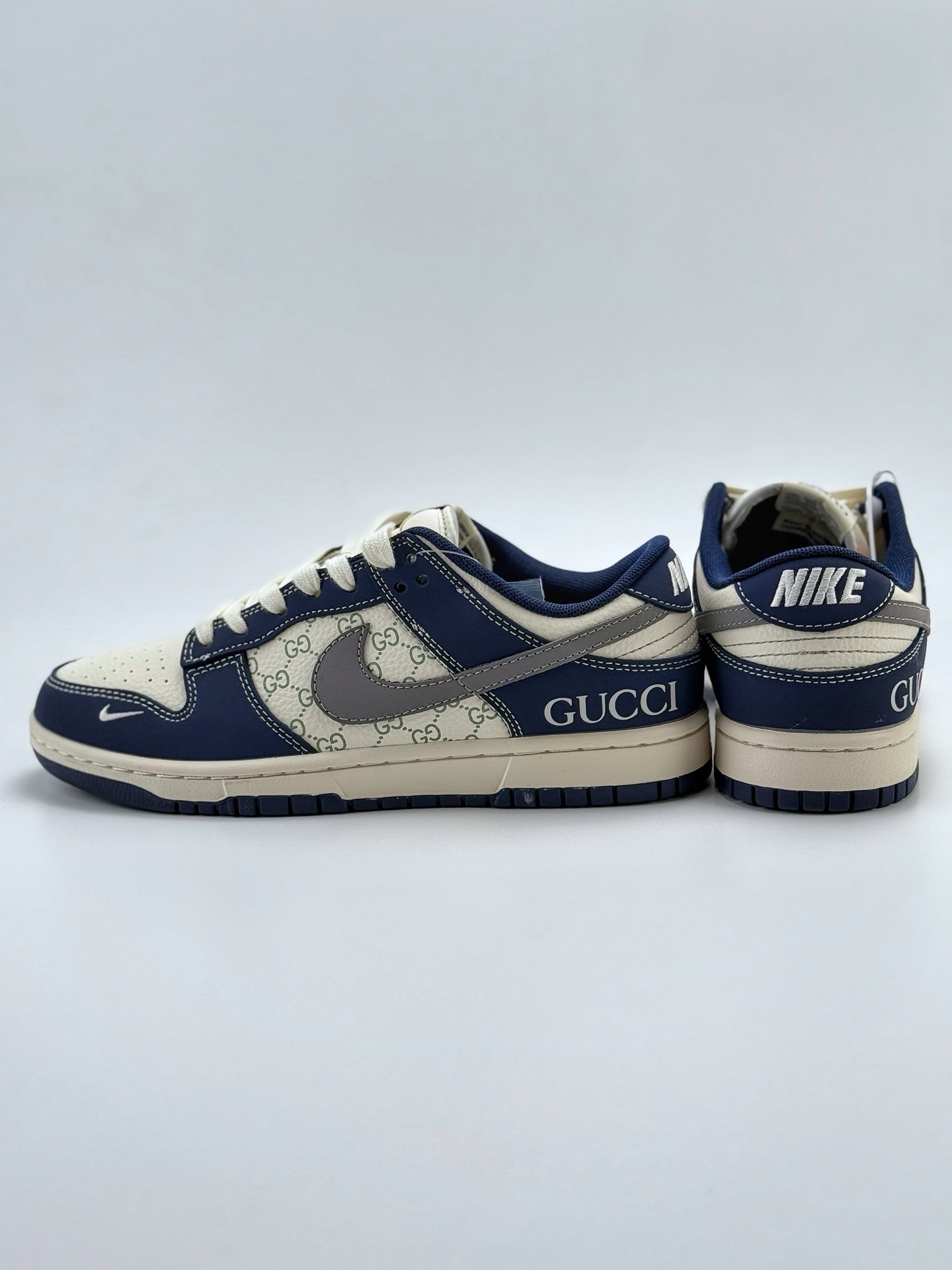 240 Nike SB Dunk Low x GUCCI 蓝灰白小钩  XD1588-202