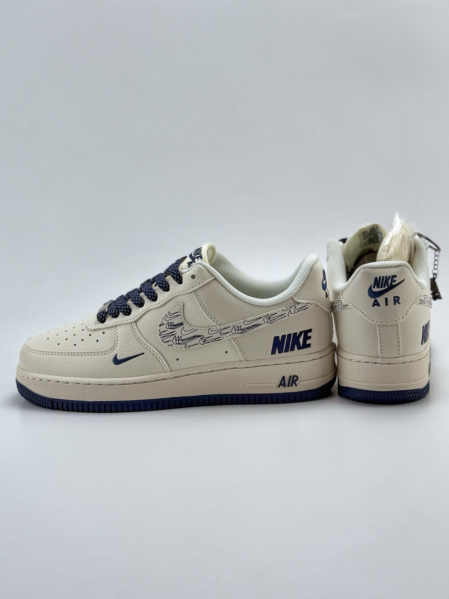 260 Nike Air Force 1 Low 07 白蓝多重小钩满天星 HH7518-047