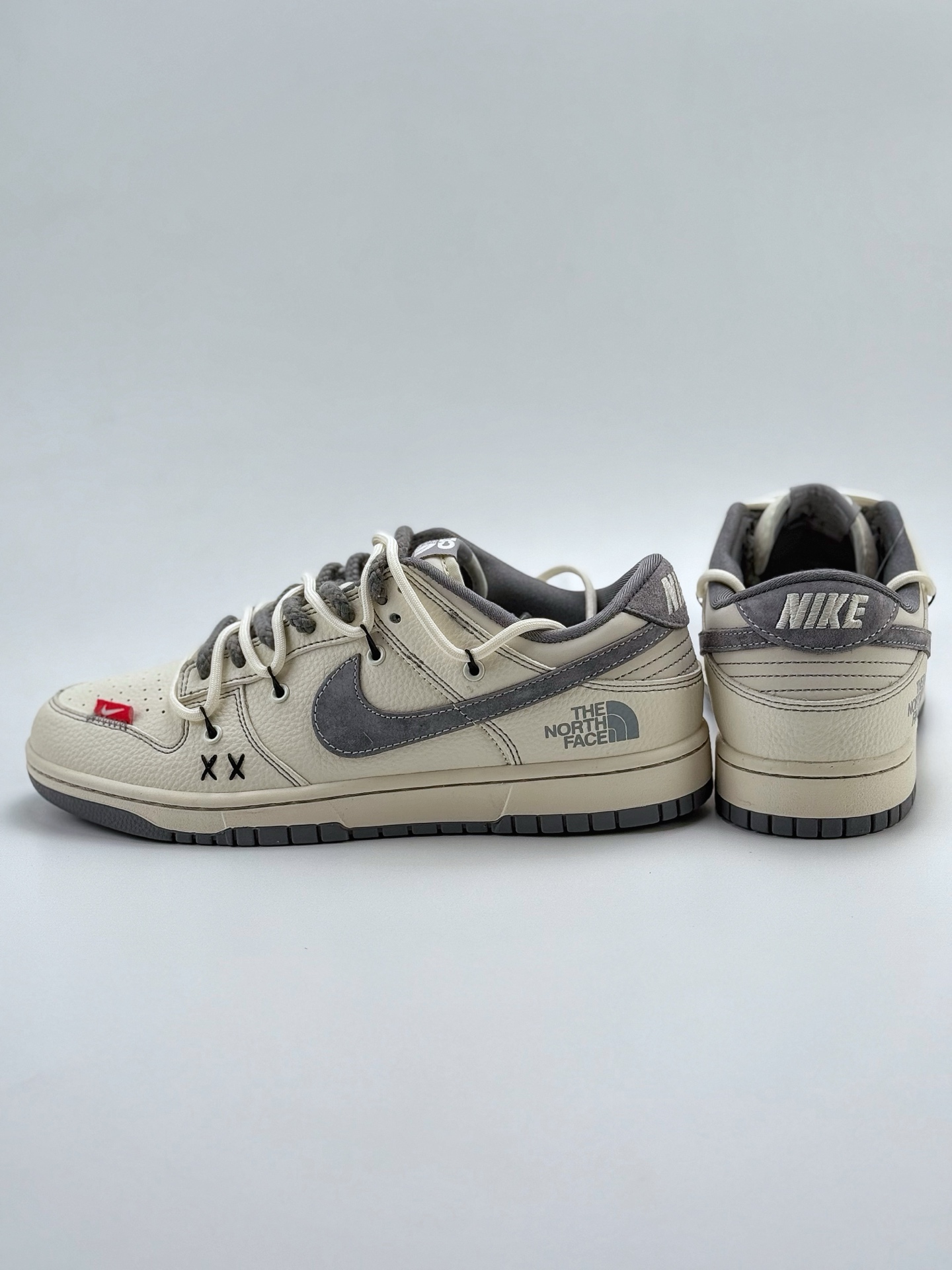 300 Nike SB Dunk Low x The North Face x CDG 白灰麻绳绑带  YX5066-285